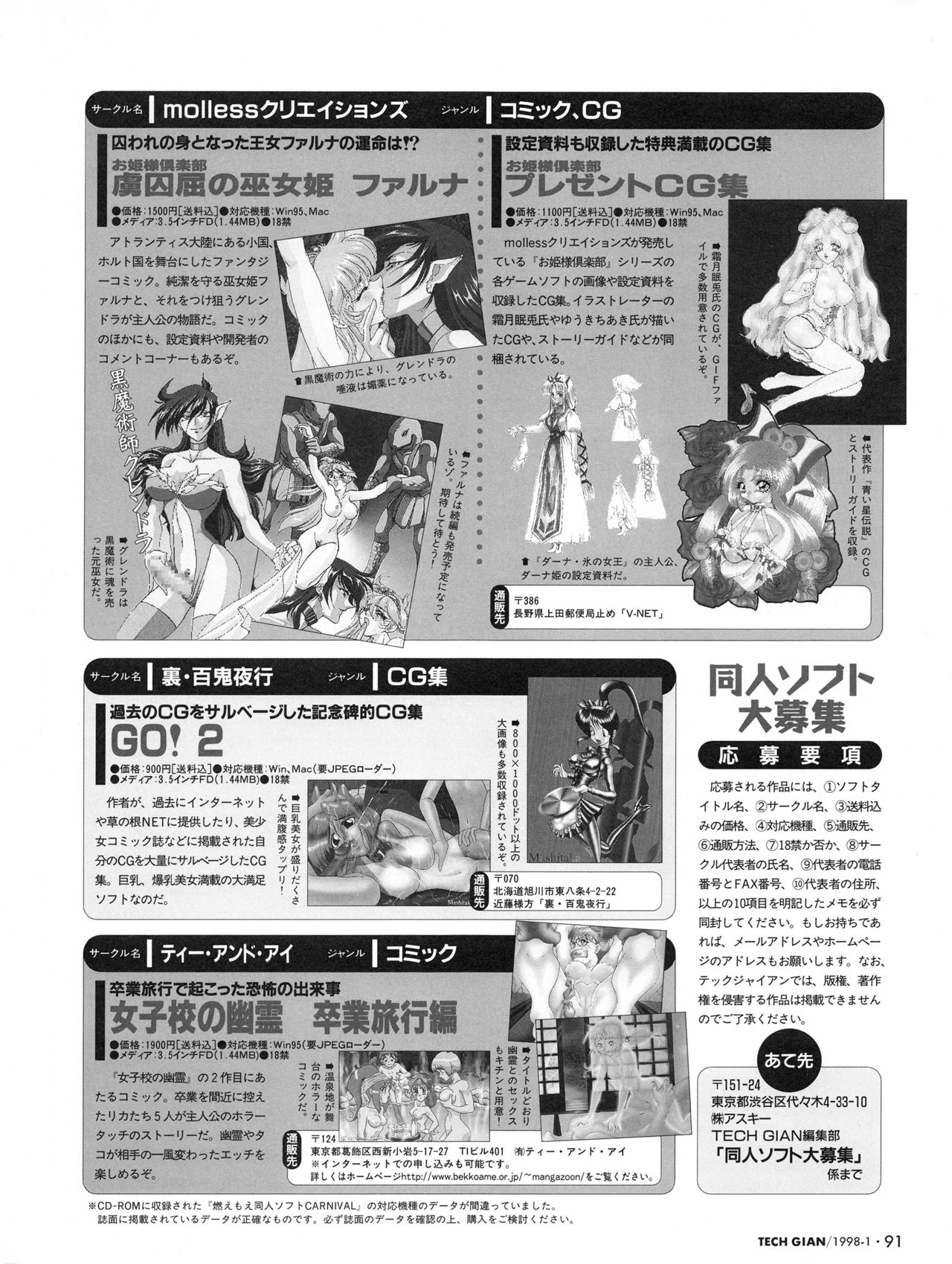 Tech Gian Issue 15（1998年1月）