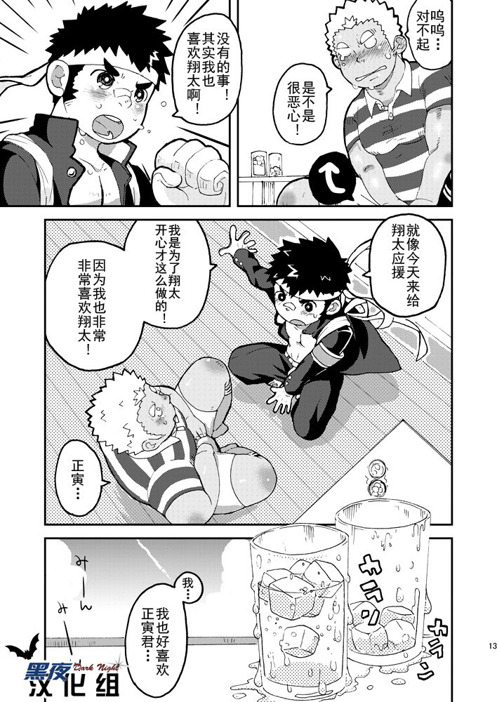 (C80) [ココロ缶詰 (ころすけ)] あせだくエール!! [中国翻訳]