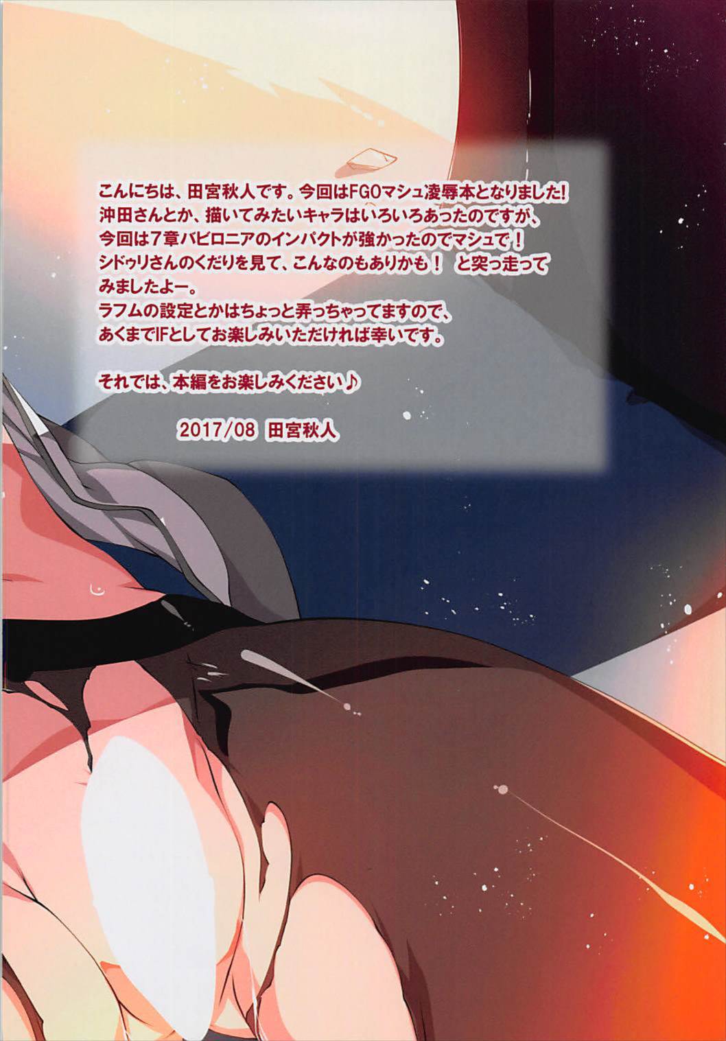 (C92) [銀の星亭 (田宮秋人)] LIGHT... MORE LIGHT! (Fate/Grand Order)