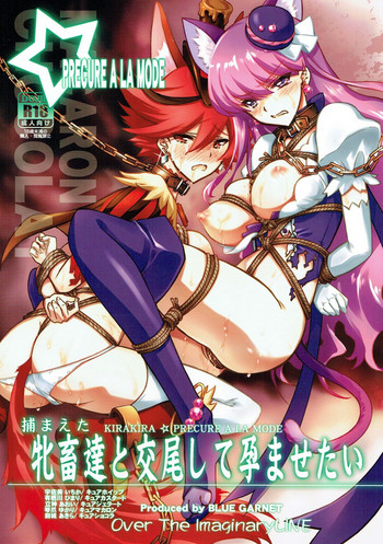 (C92) [BLUE GARNET (芹沢克己)] 捕まえた牝畜達と交尾して孕ませたい (キラキラ☆プリキュアアラモード)