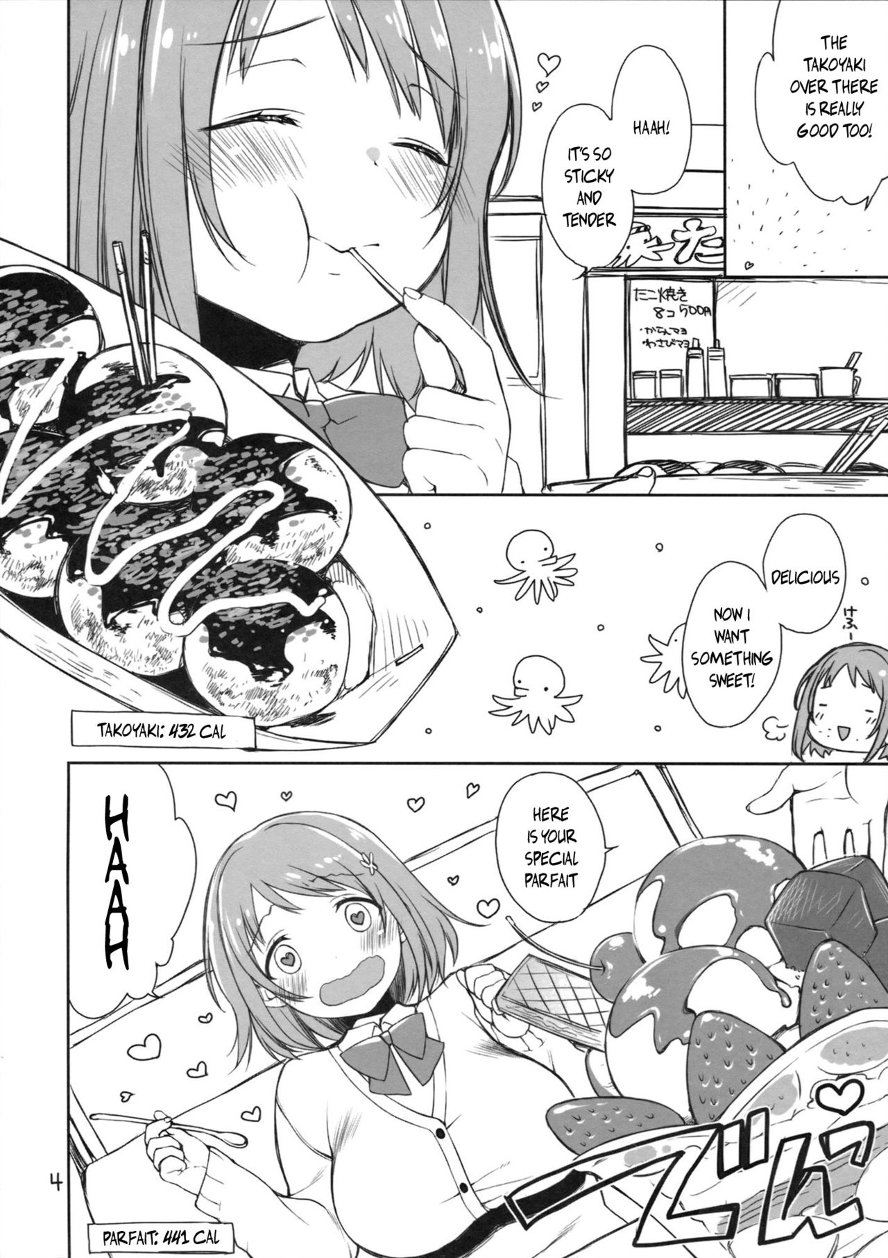 (こみトレ21) [L.L.MILK (すめらぎ琥珀)] 三村かな子はよく食べる (アイドルマスター シンデレラガールズ) [英訳] [無修正]