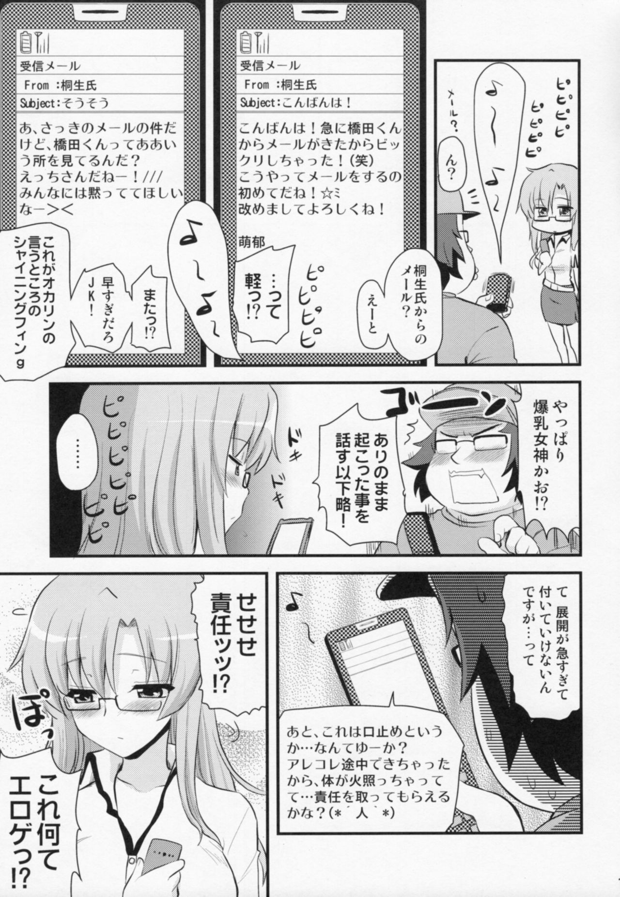 (C80) [真・聖堂☆本舗 (聖☆司)] @ちゃんねるの女神 (Steins;Gate)