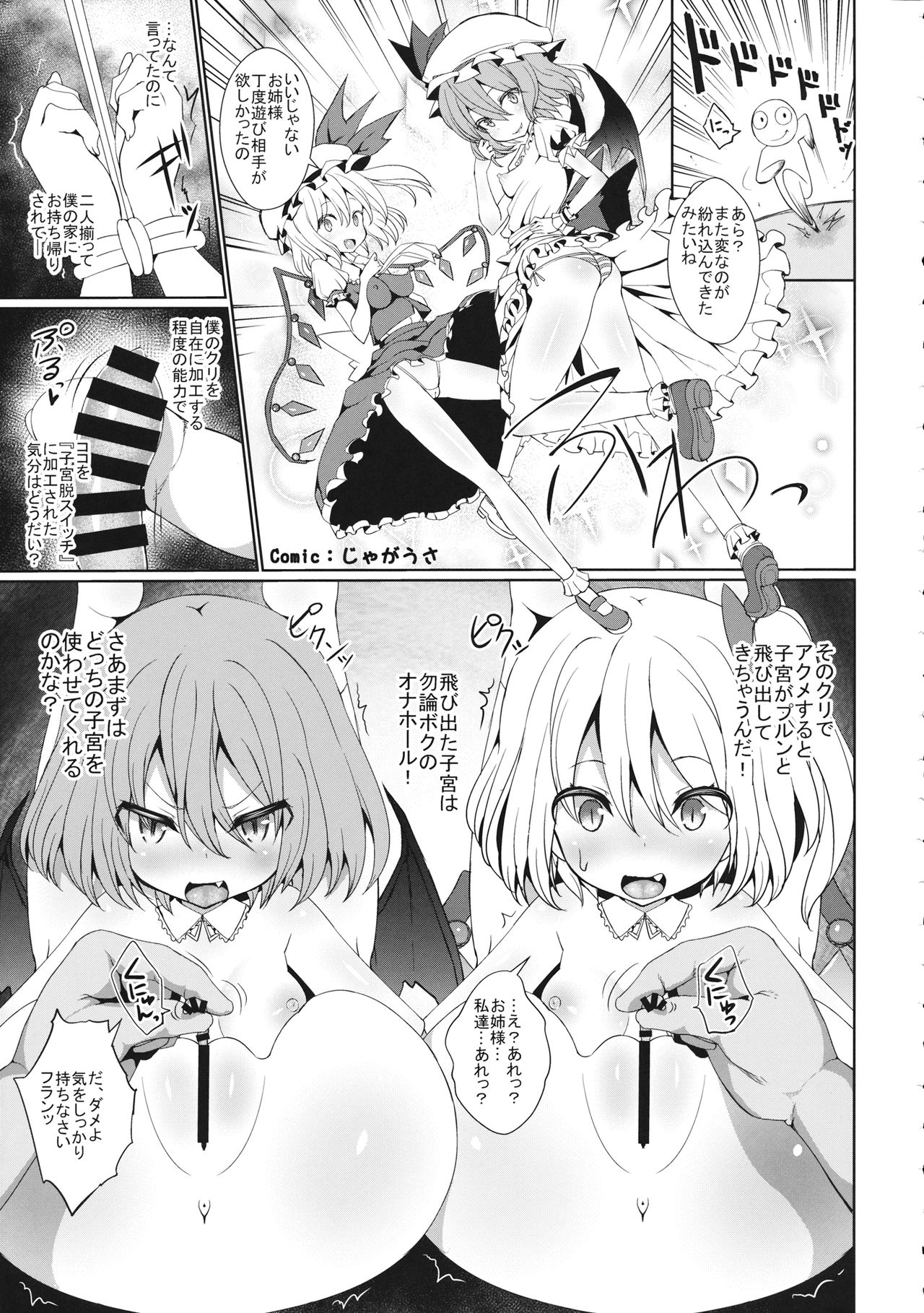 (C90) [ソッティーロネーロ (よろず)] 東方子宮脱合同誌2 だめぇ!そのでちゃってるのは赤ちゃんのおへやです...生おなほだなんていわないで... (東方Project)