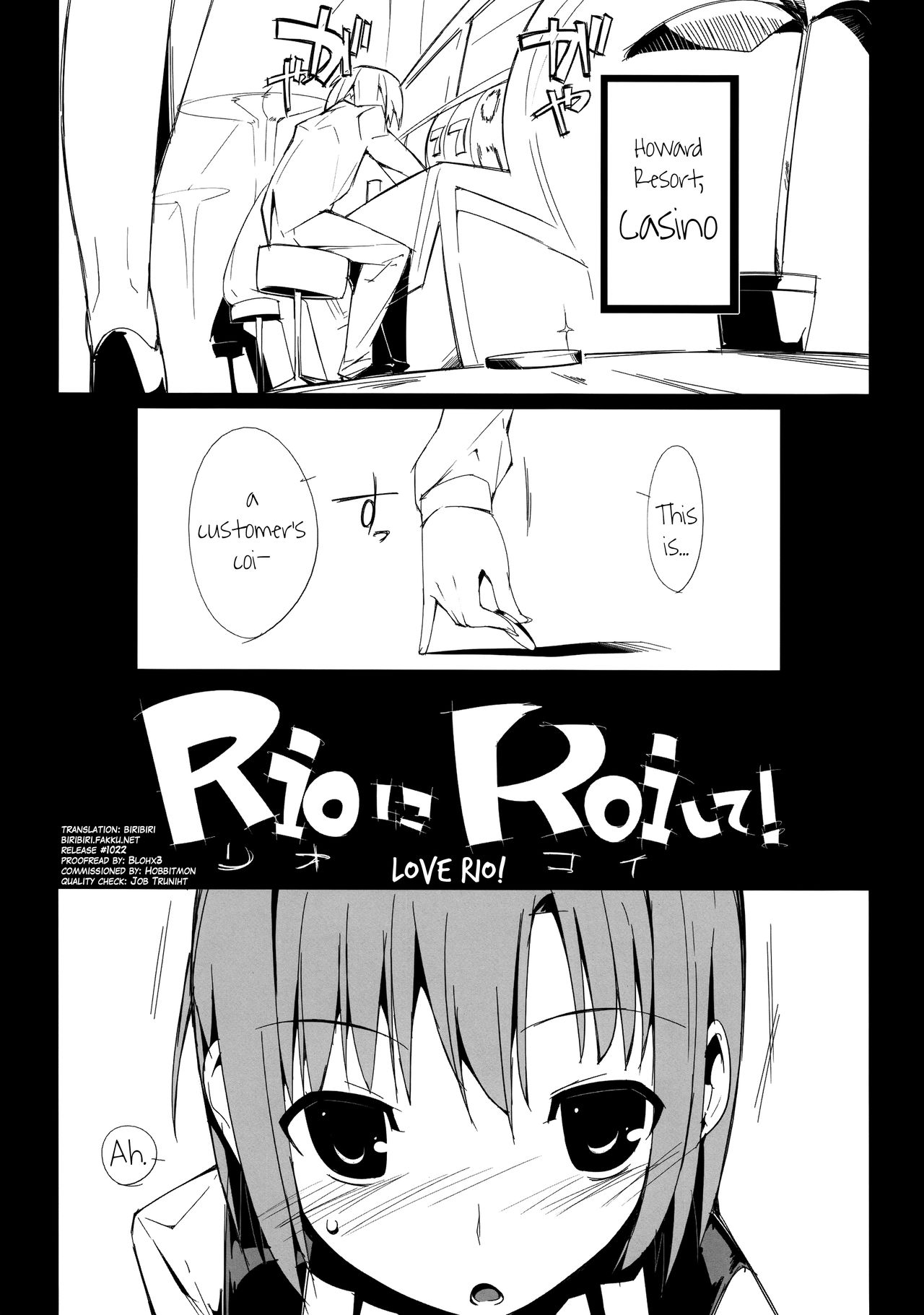 (C80) [ぽてとさらだ (くりす)] RioにKoiして! (スーパーブラックジャック) [英訳]