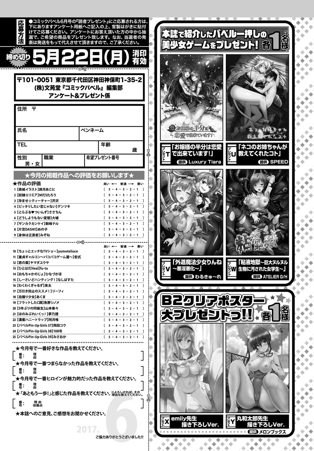 COMIC BAVEL 2017年6月号 [DL版]