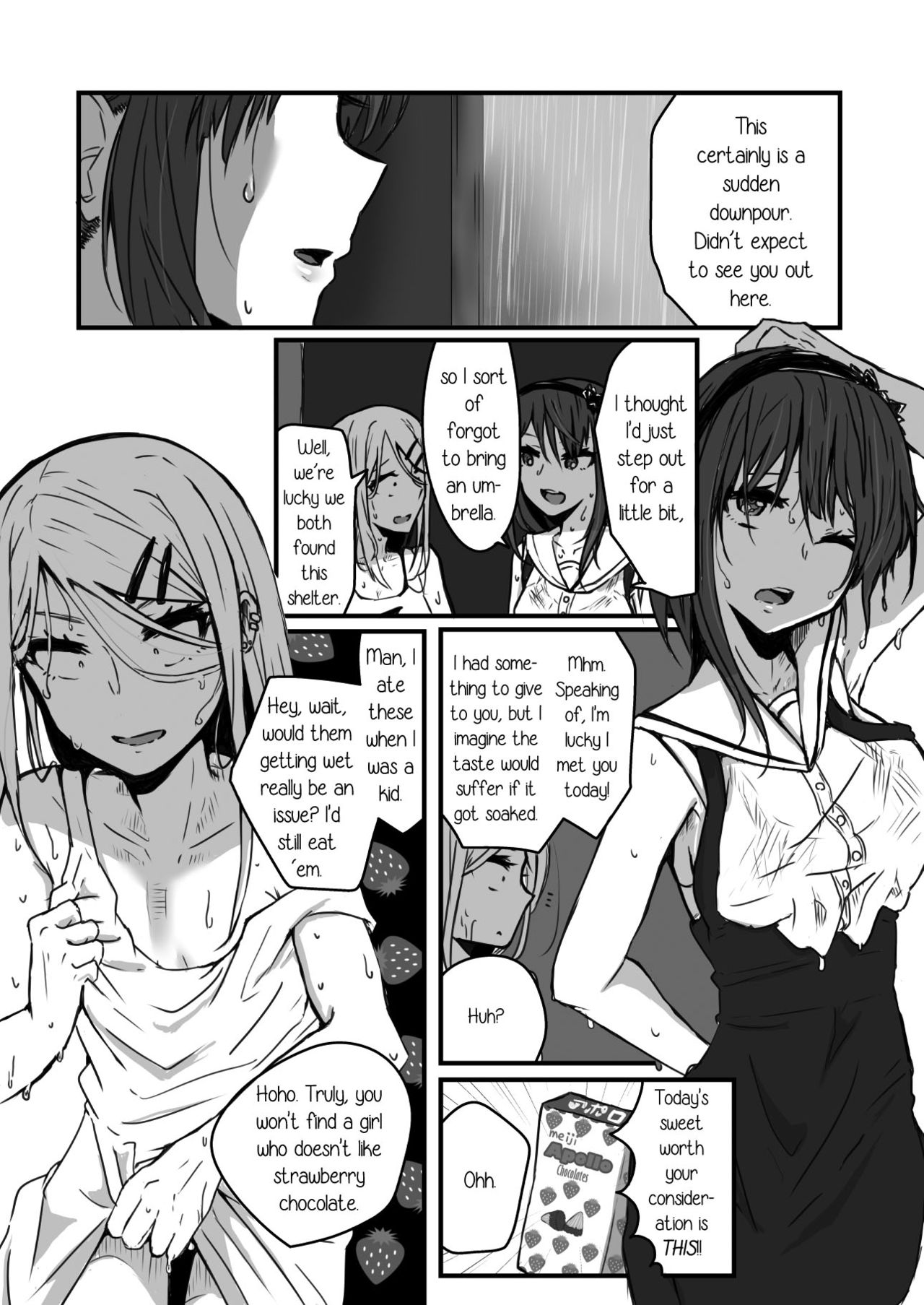 (GirlsLoveFestival 17) [もふもふらっひー (ひつじもふ)] 百合、だがし。 (だがしかし) [英訳]