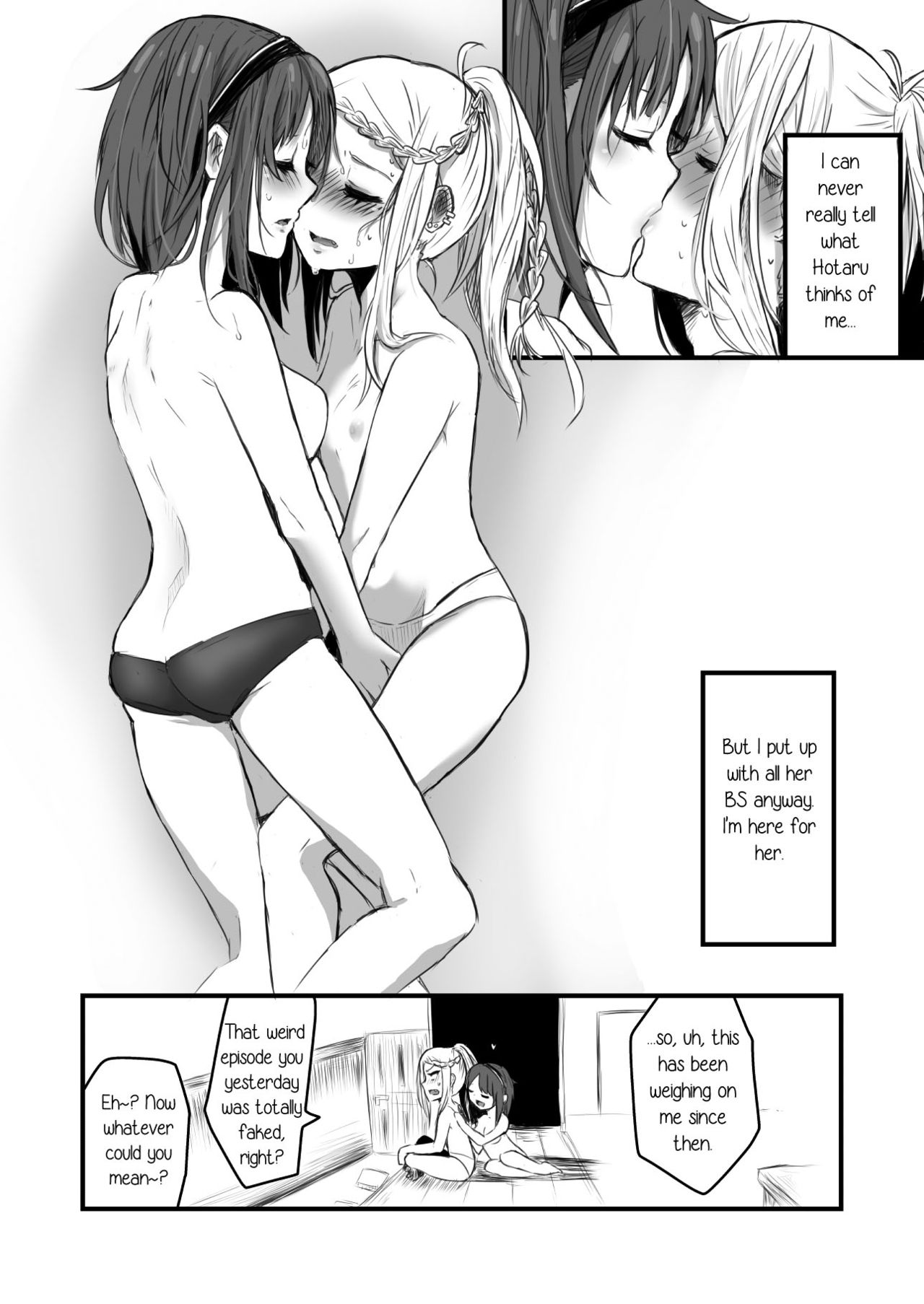 (GirlsLoveFestival 17) [もふもふらっひー (ひつじもふ)] 百合、だがし。 (だがしかし) [英訳]