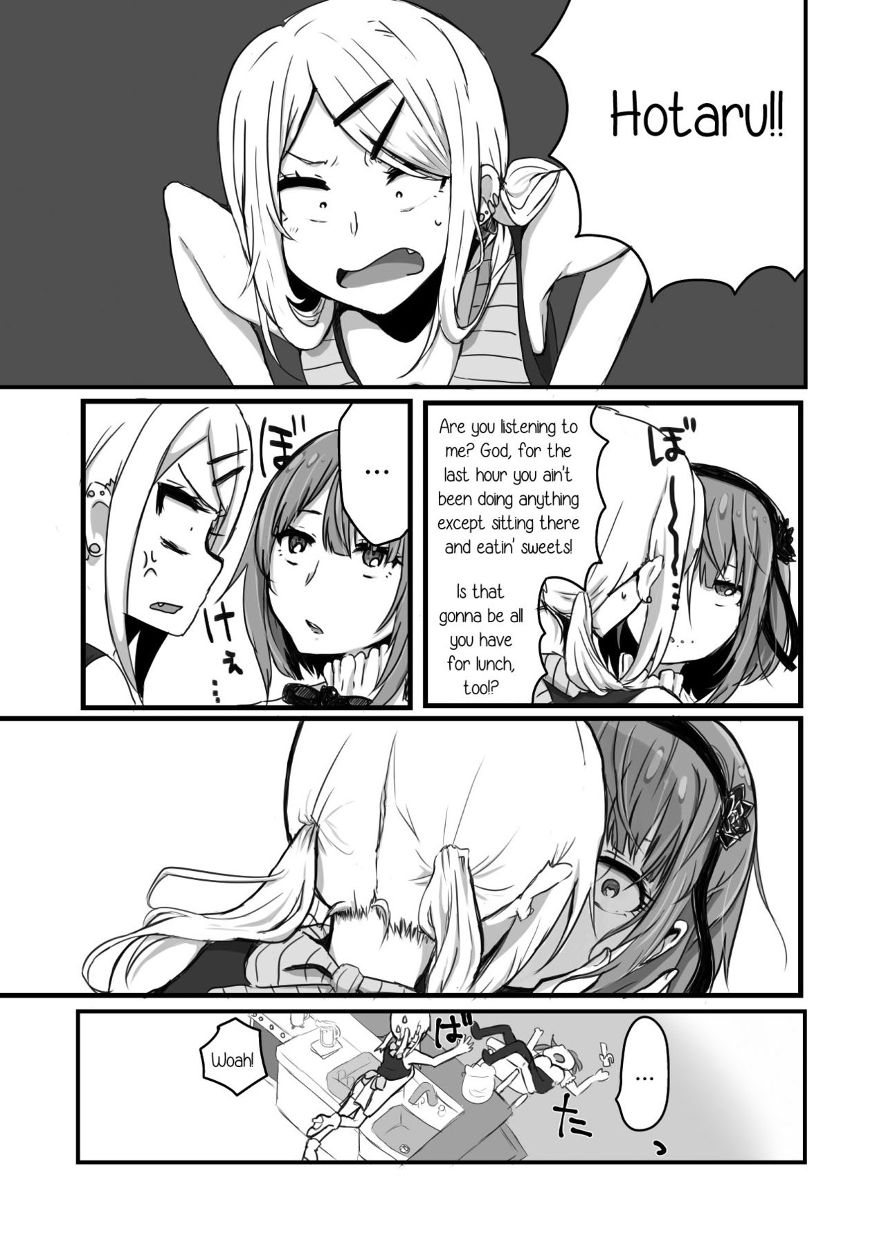 (GirlsLoveFestival 17) [もふもふらっひー (ひつじもふ)] 百合、だがし。 (だがしかし) [英訳]