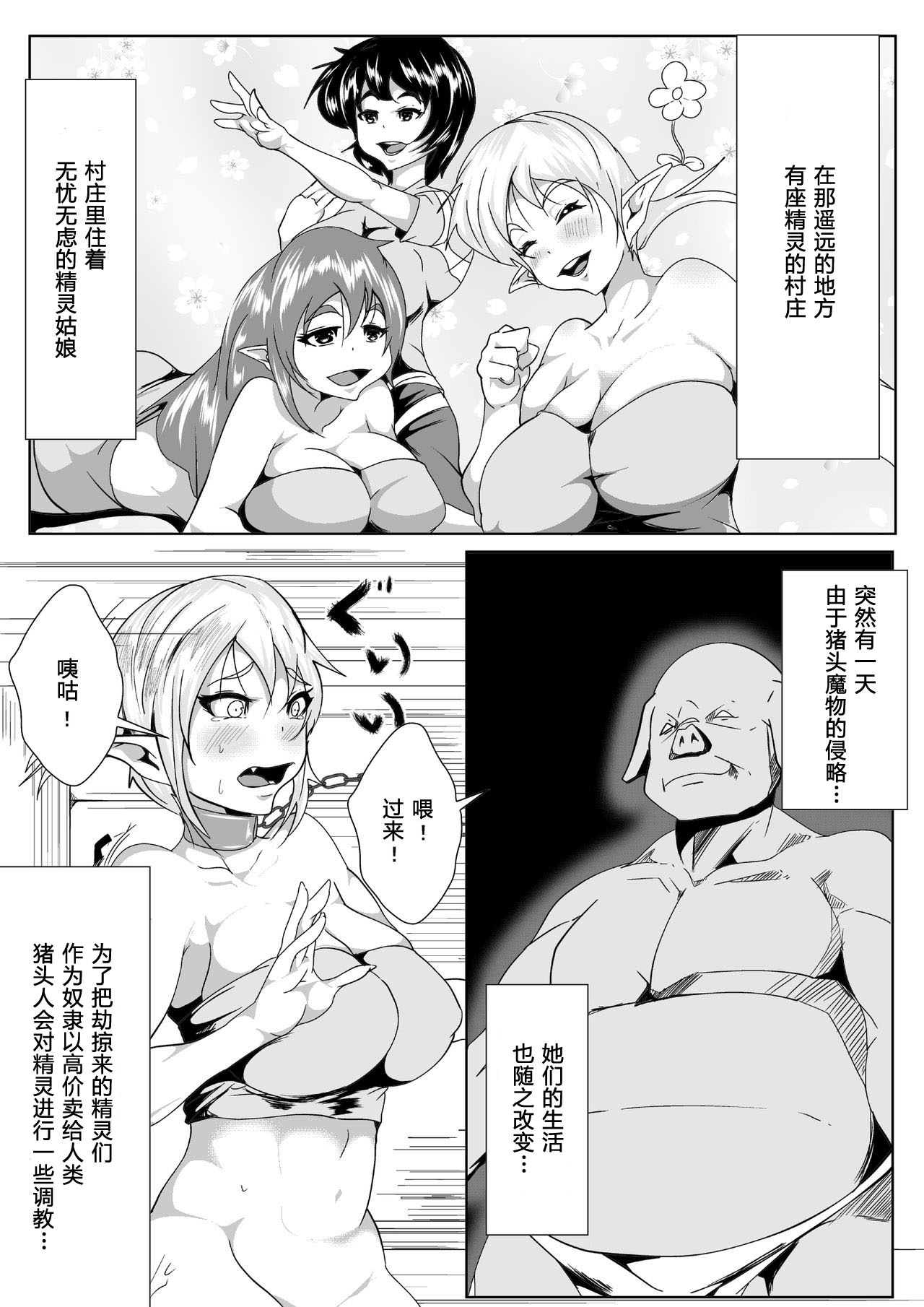 [AKYS本舗] じらされエルフの調教日記 [中国翻訳]
