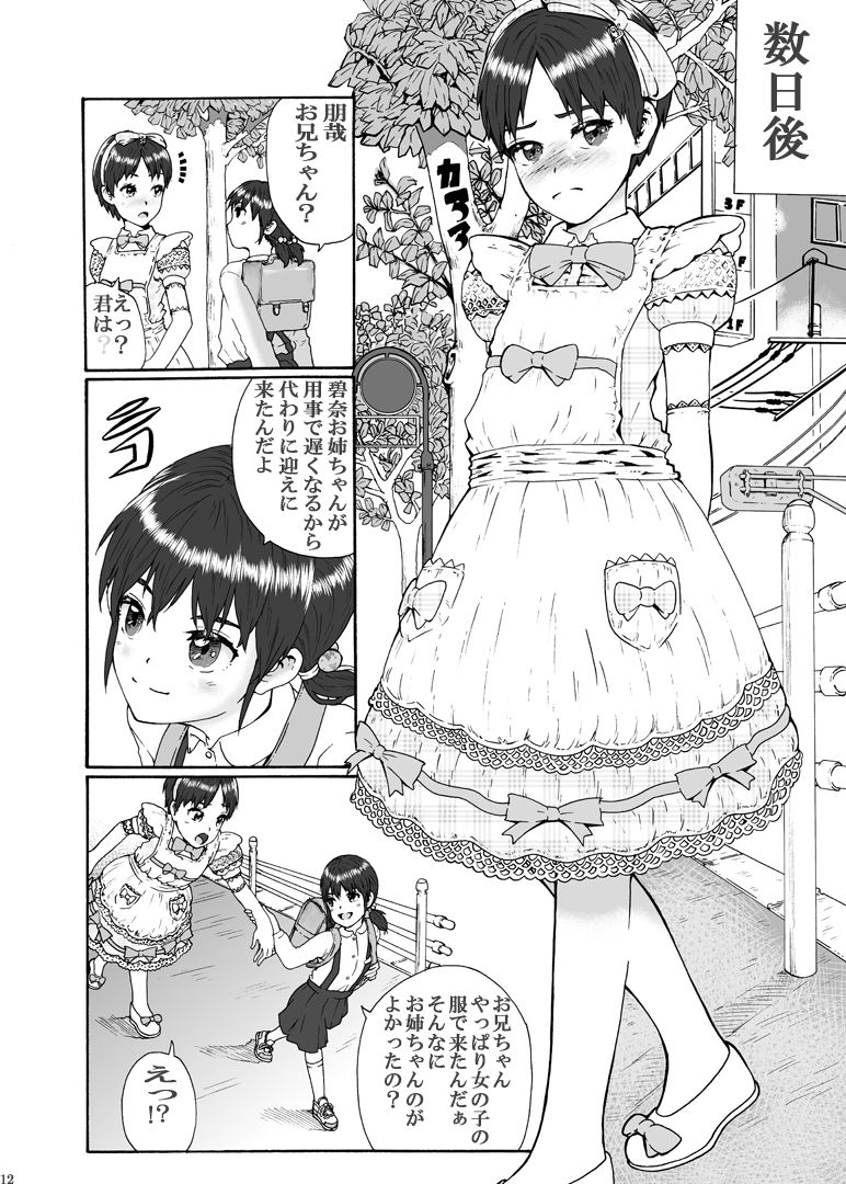 [恥辱庵] ふたなり三姉妹は女装少年のアナルがお好き