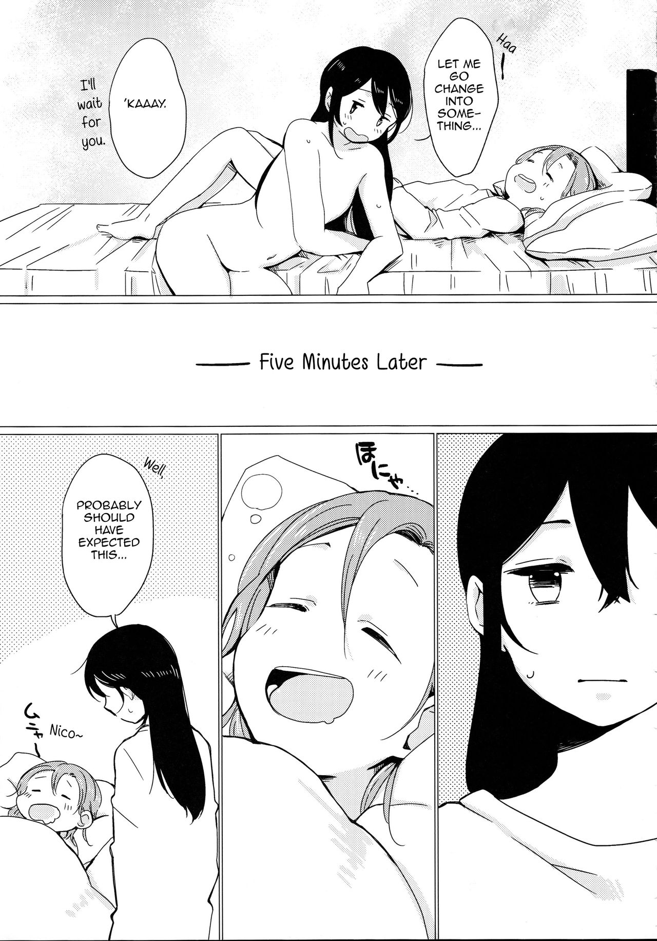 (C89) [しょぼコン (きたむらとおる)] にこちゃんがえっちだ! (ラブライブ!) [英訳]