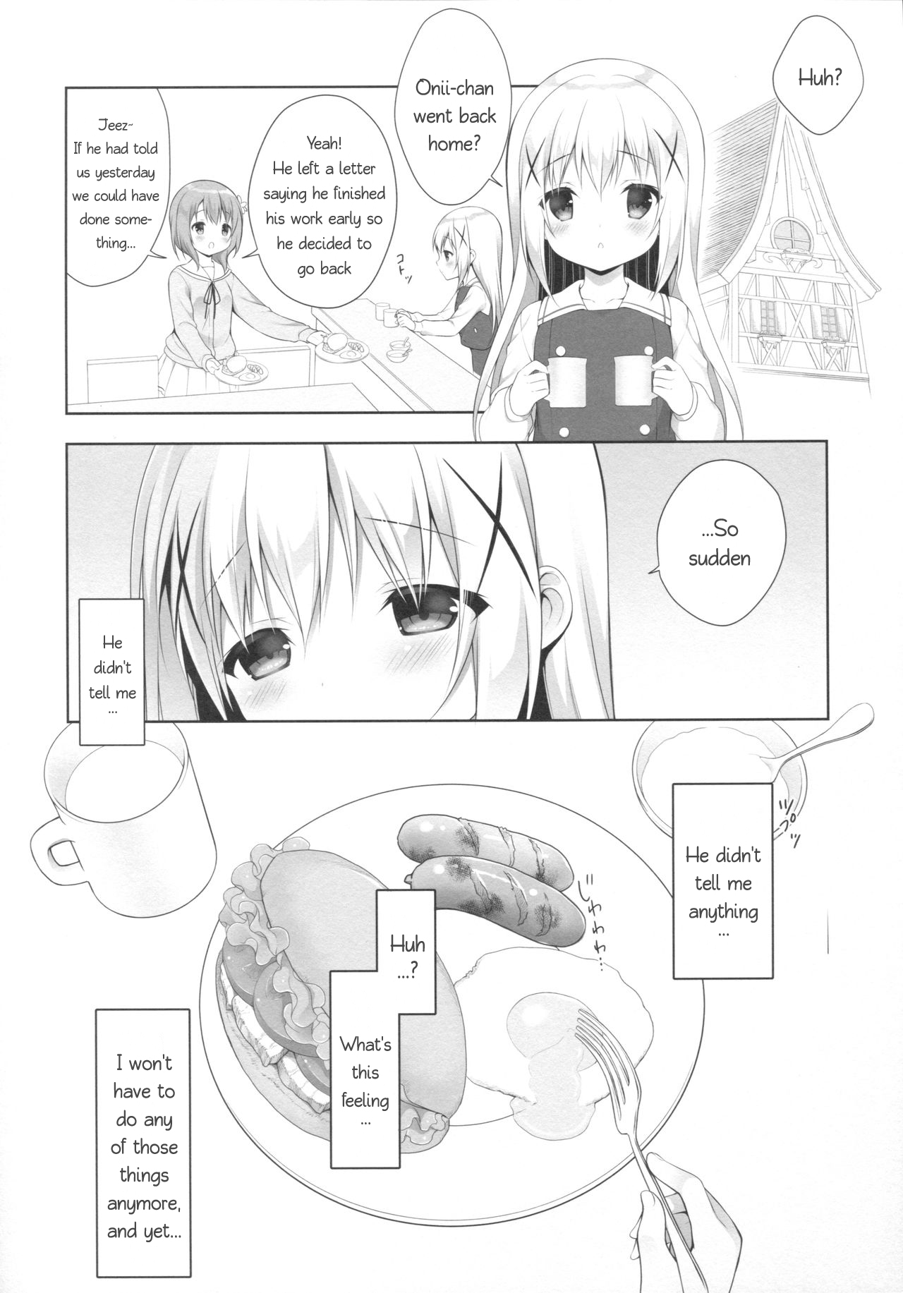 (COMIC1☆10) [CHOCOLATE CUBE (三輪フタバ)] チノちゃんはご執心3 (ご注文はうさぎですか?) [英訳]