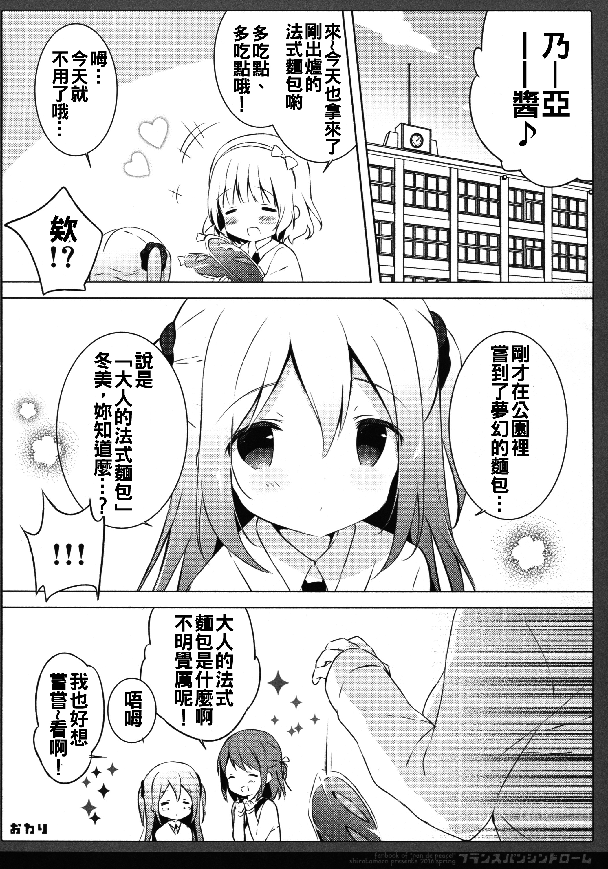 (COMIC1☆10) [しらたまこ (しらたま)] フランスパンシンドローム (パンでPeace!) [中国翻訳]