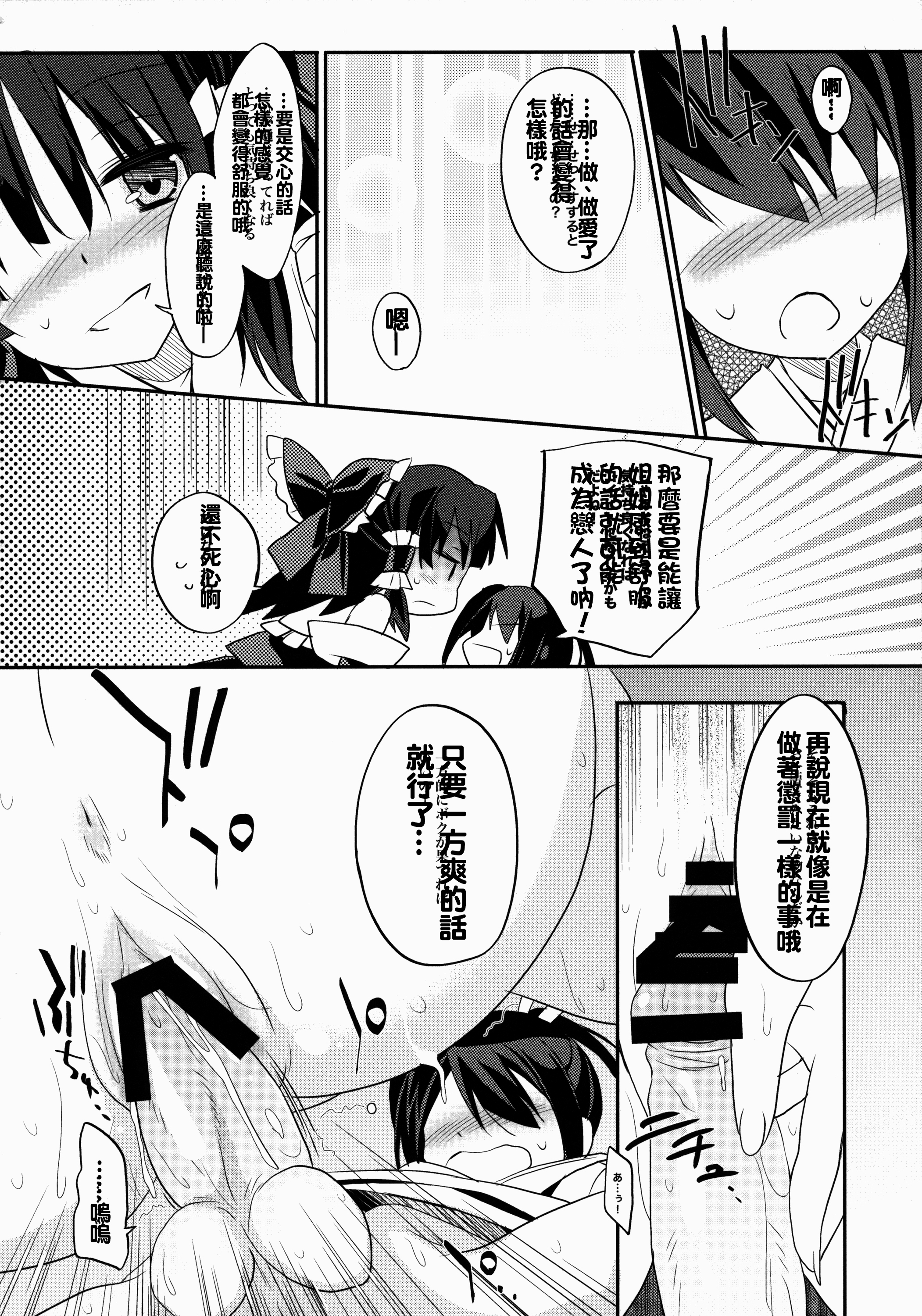 (C88) [とりあえず(仮) (とろろ)] レイム×テラコ (東方Project) [中国翻訳]