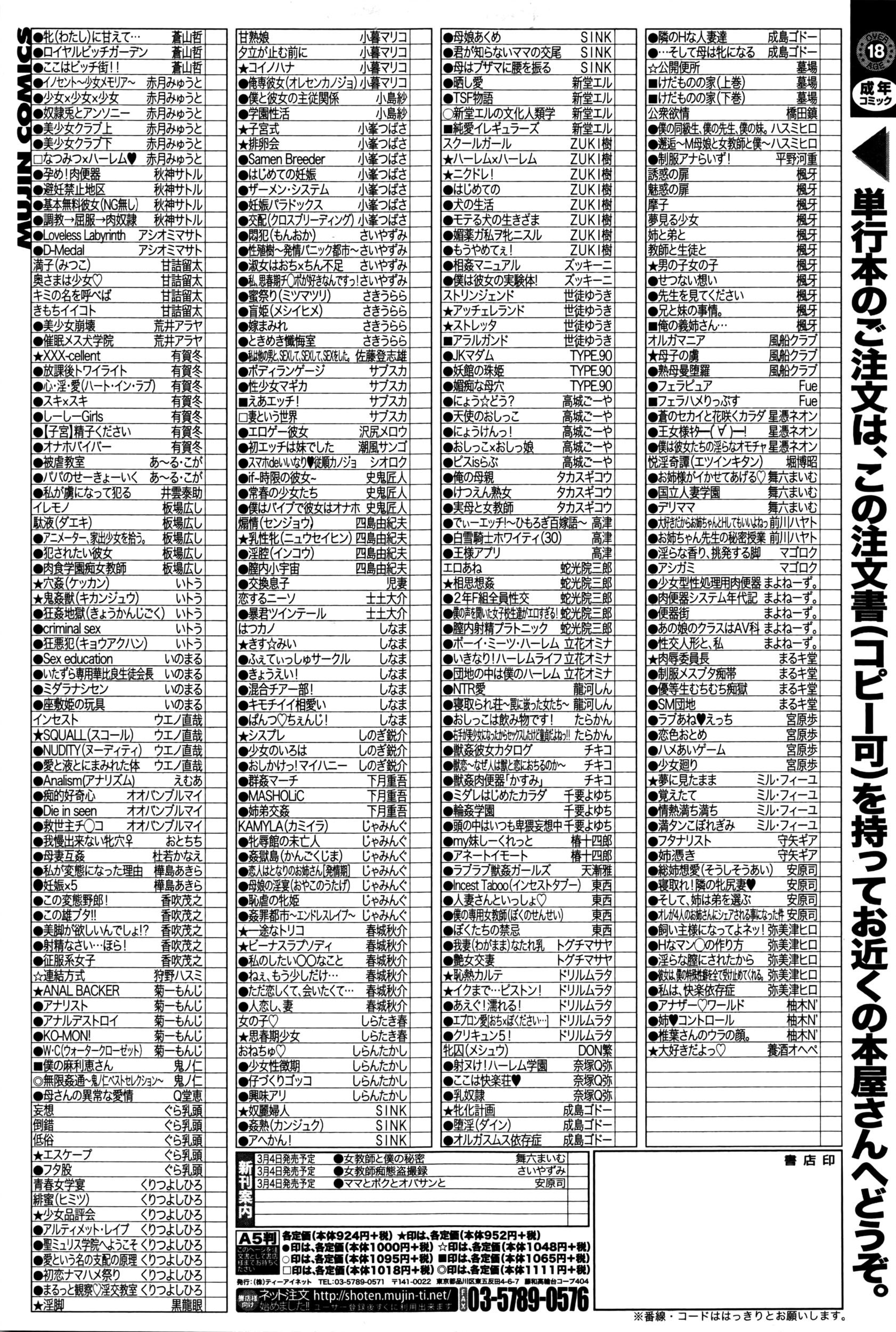 コミックミルフ 2016年4月号 Vol.29