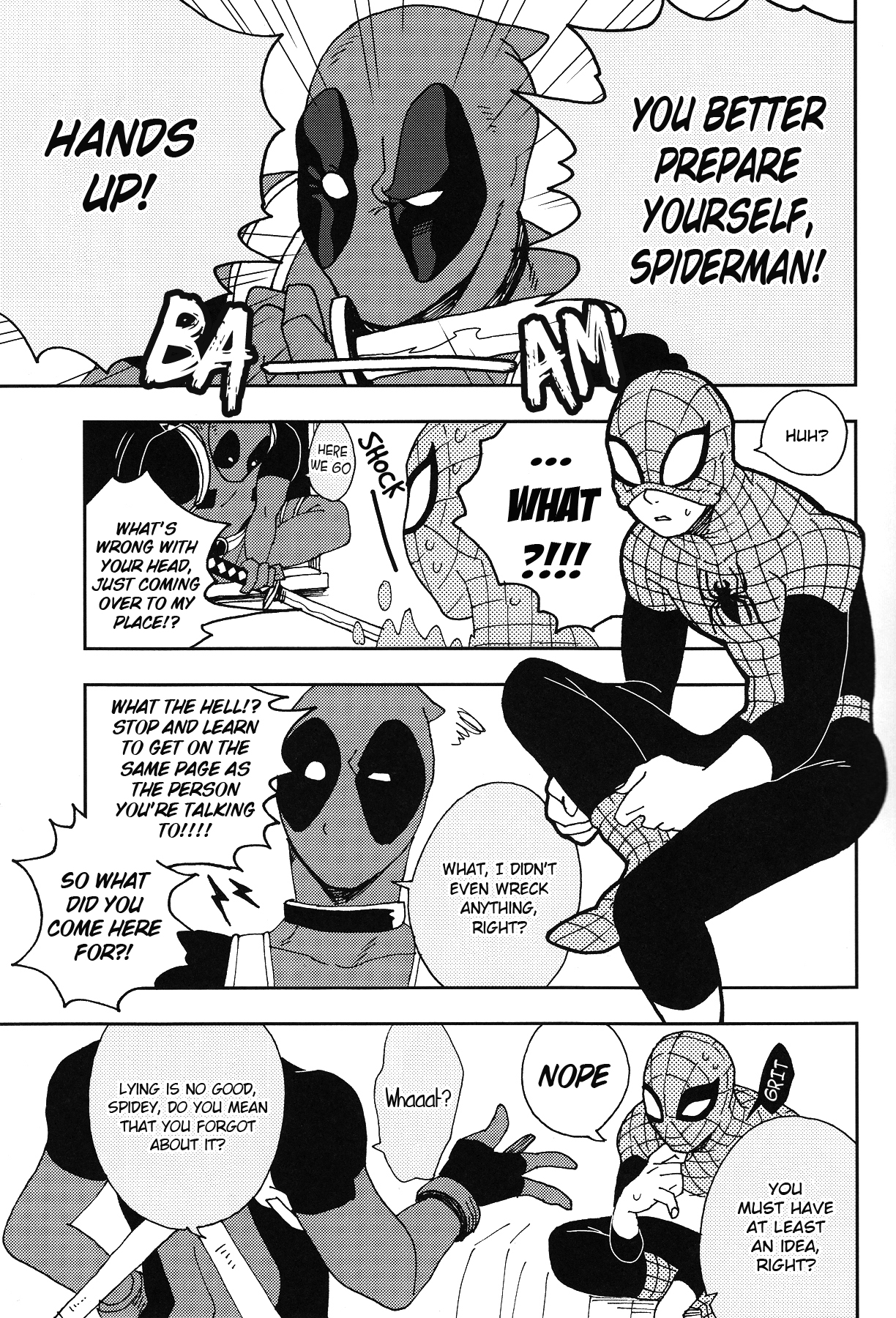 (TEAM UP 5) [アンドロメダ (紫苑)] Naughty Spidey (Spider-Man) [英訳]