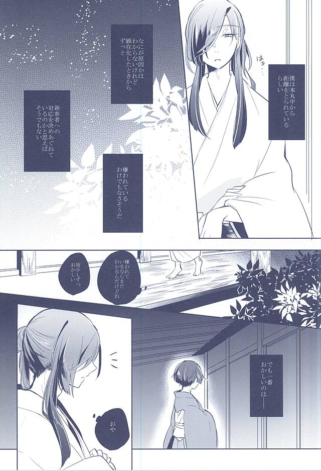 (SUPER関西21) [おもちもちもち (もち粉)] 混じり合う菫色の真偽 (刀剣乱舞)