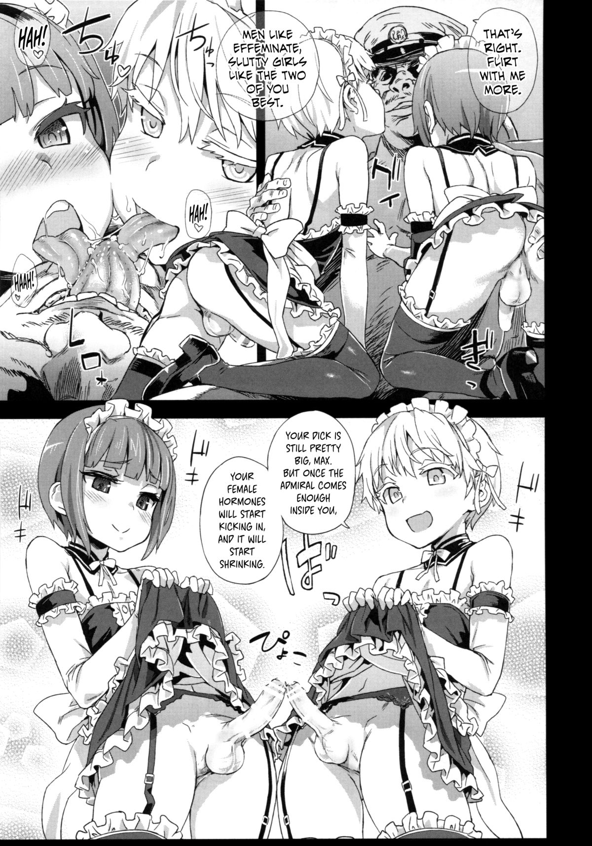 (COMIC1☆9) [Fatalpulse (朝凪)] ダンケ男系レボリューション (艦隊これくしょん -艦これ-) [英訳]