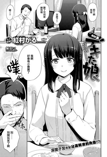 [紅村かる] デキた娘 (COMIC快楽天ビースト 2015年7月号) [中国翻訳]