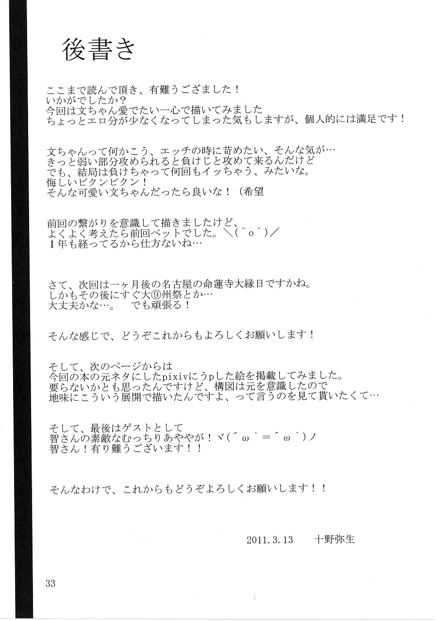 (例大祭8) [カラノツキ (十野弥生)] サラダたべて妄想郷 2 (東方Project)