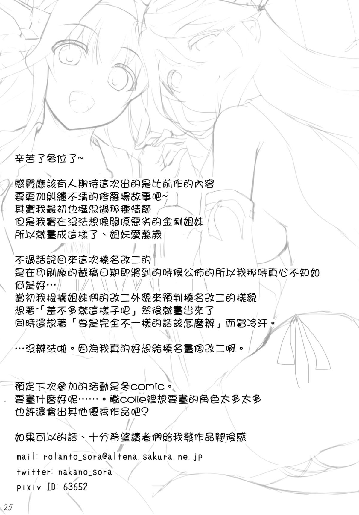 (C86) [In The Sky (中乃空)] コンハルうえでぃんぐ (艦隊これくしょん-艦これ-) [中国翻訳]