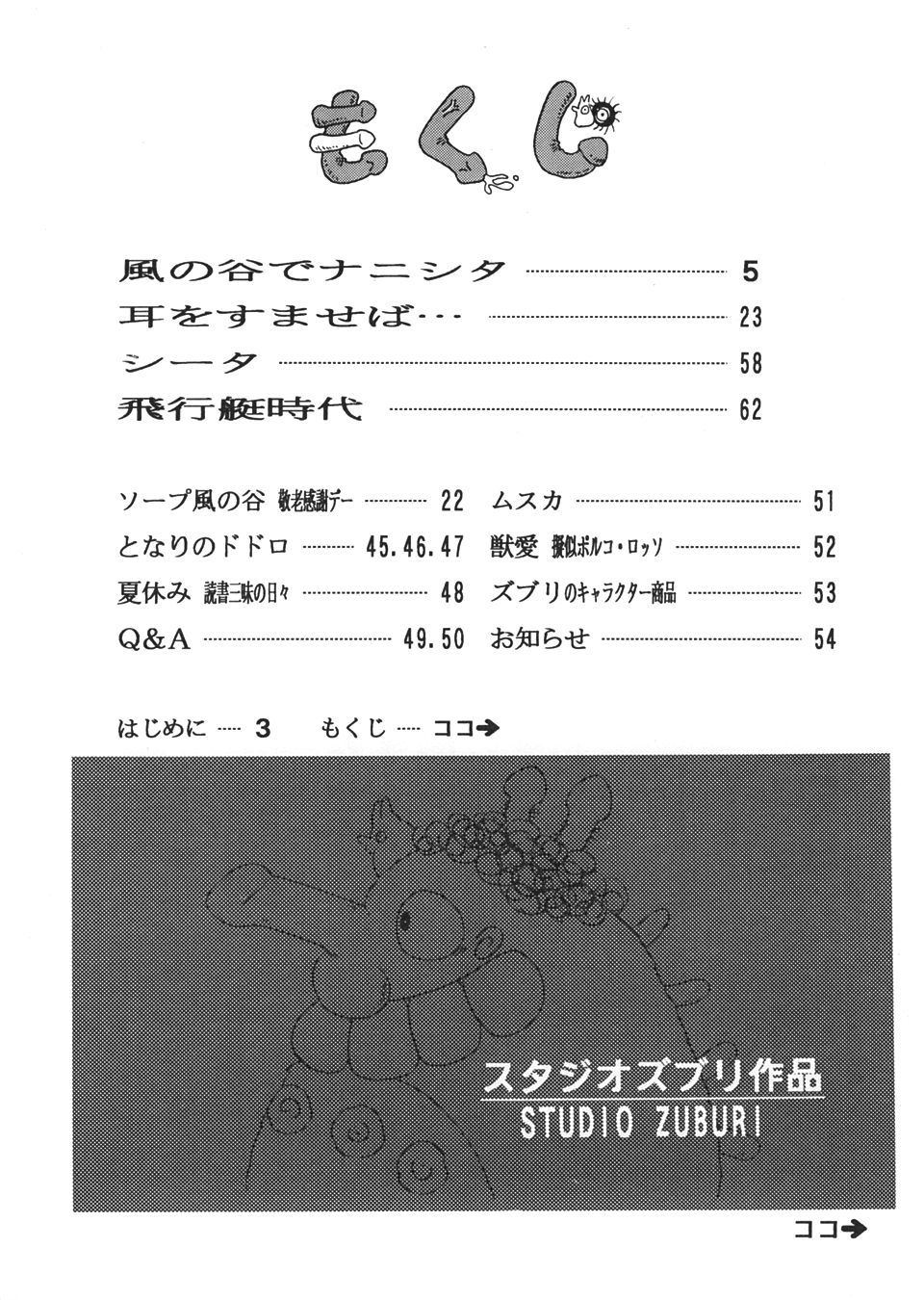 [スタジオズブリ (スタジオズブリ作品)] スタジオズブリ作品 (よろず) [2000年12月30日]