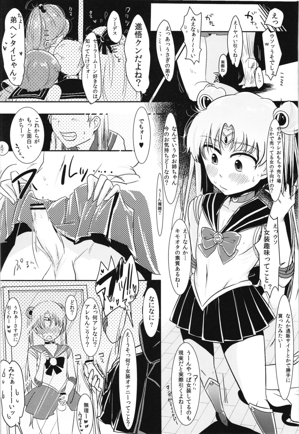 (C82) [瞬きもせず (うろつき)] 腐女子のおもちゃ。 (美少女戦士セーラームーン)