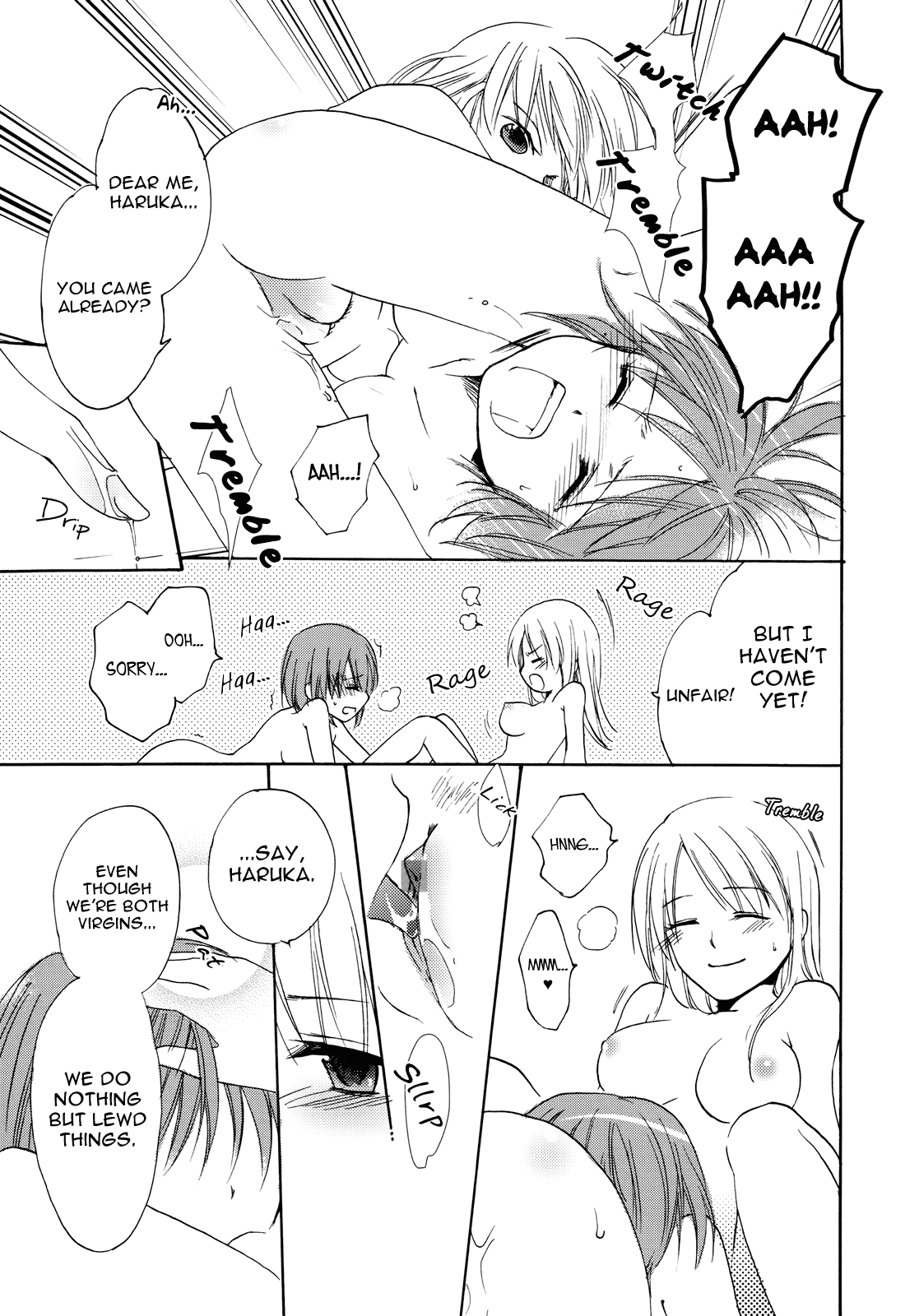 [楽時たらひ] 境界線上のバージン (紅百合 Girls Love H) [英訳]