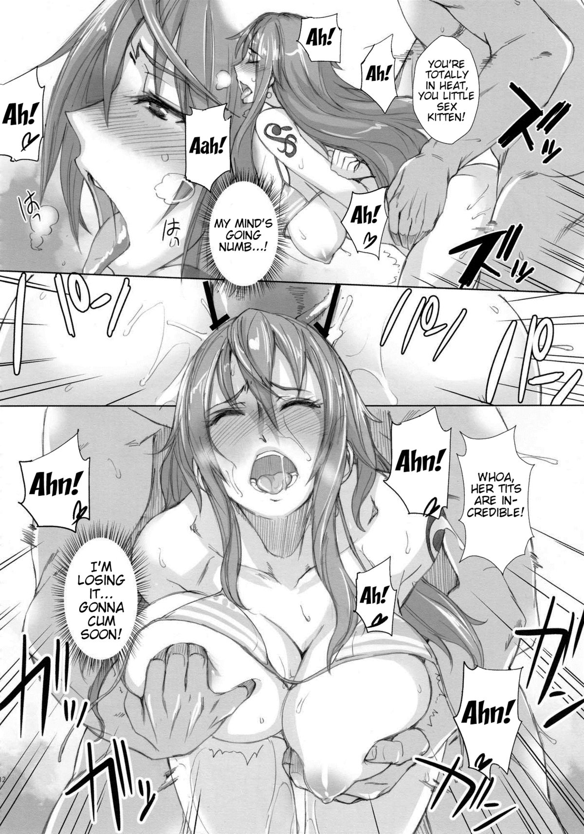 (C82) [真面目屋 (isao)] GrandLine Chronicle 2 雷乳 (ワンピース) [英訳]