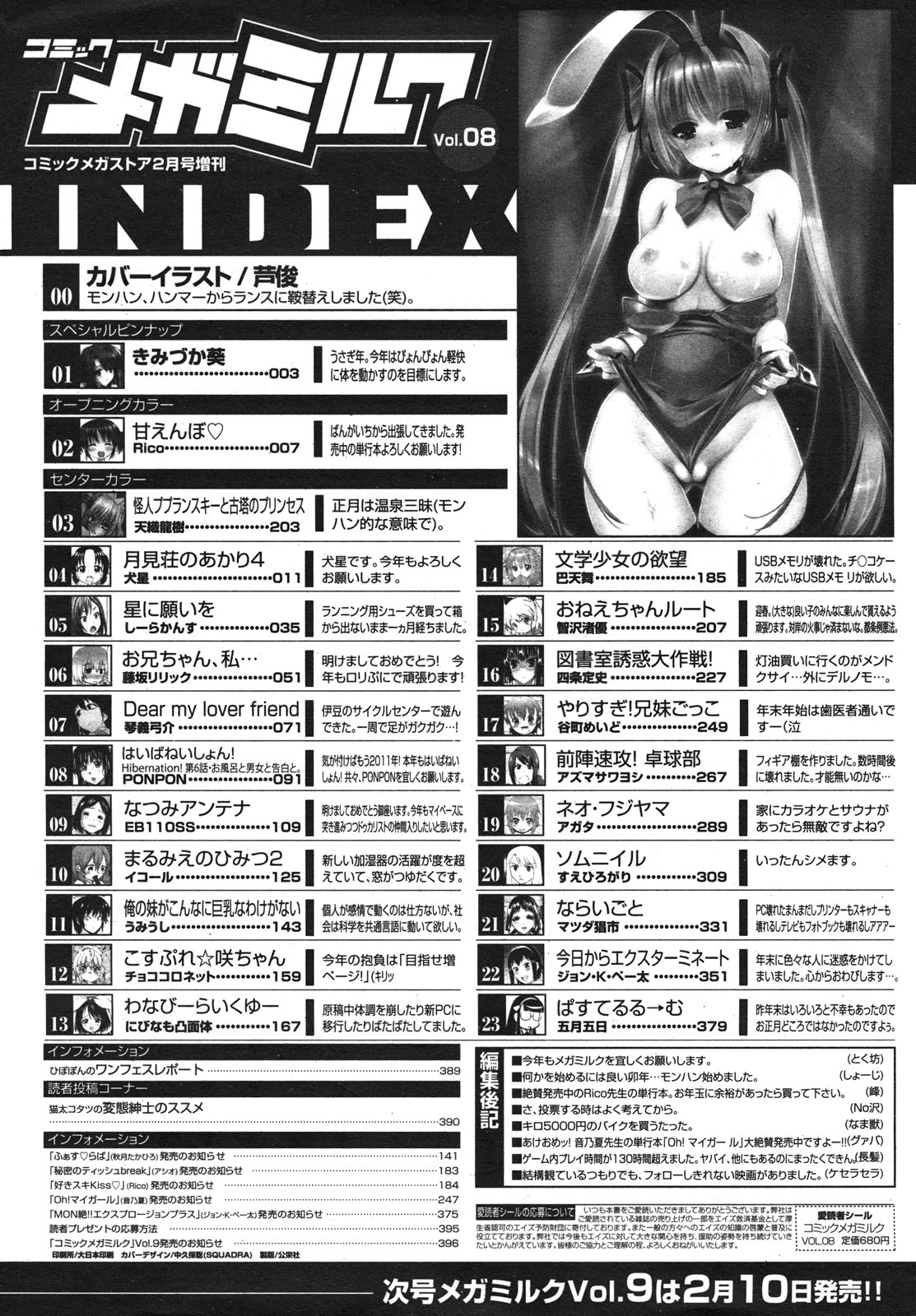 コミックメガミルク 2011年2月号 Vol.08