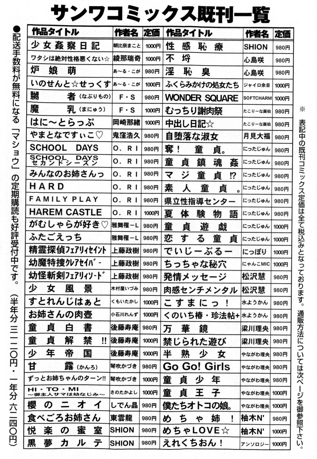 コミック・マショウ 2010年8月号