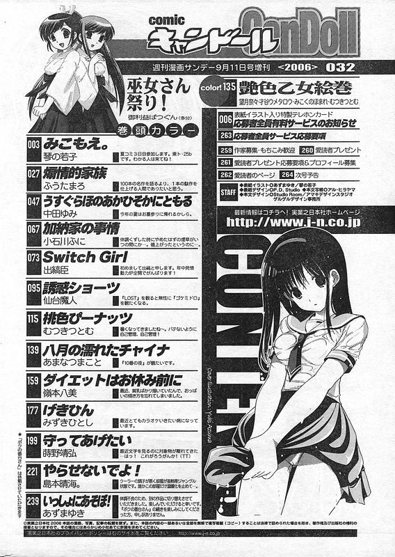 COMIC キャンドール 2006年9月号 Vol.32
