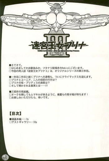 (C67) [アルセノテリス(Rebis)] TGWOA Vol.17 - 迷宮王女プリナ3