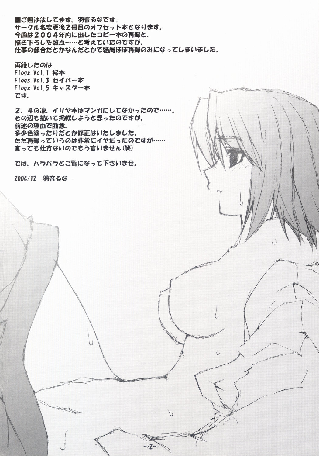 (C67) [Hard Flogs (羽音るな)] Hard Flogs vol.2 (Fate/stay night)