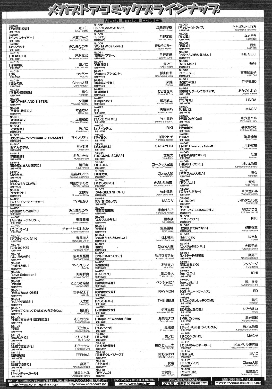 コミックメガストア 2008年6月号