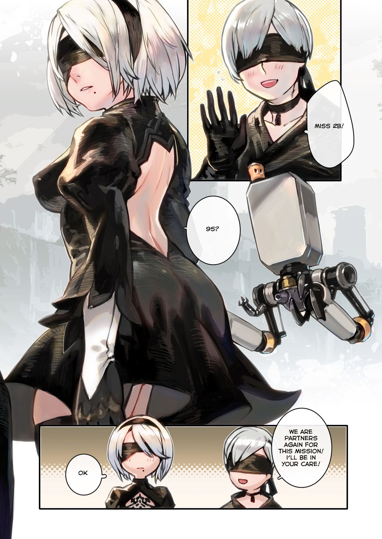 [阿歐印的巡禮日 (阿歐印)] 2B9S (ニーア オートマタ) [英訳]