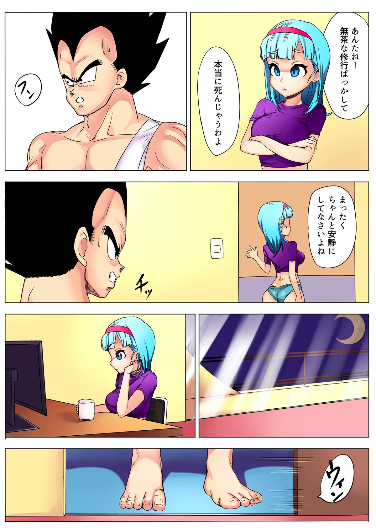 [ぷらんぷまん] ブルマが寂しそうなベジータをみてついなんとなくな本 (ドラゴンボールZ)