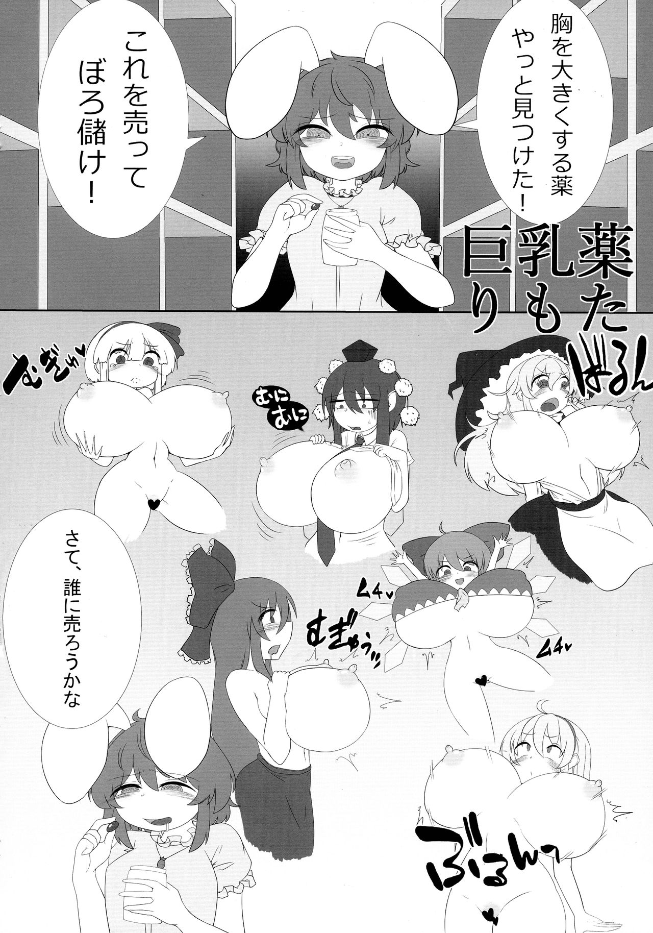 (例大祭15) [HORICWORKS出版事業部汐留project (よろず)] 東方膨張系総合合同誌「膨女2!!!!!!!!」 (東方Project)