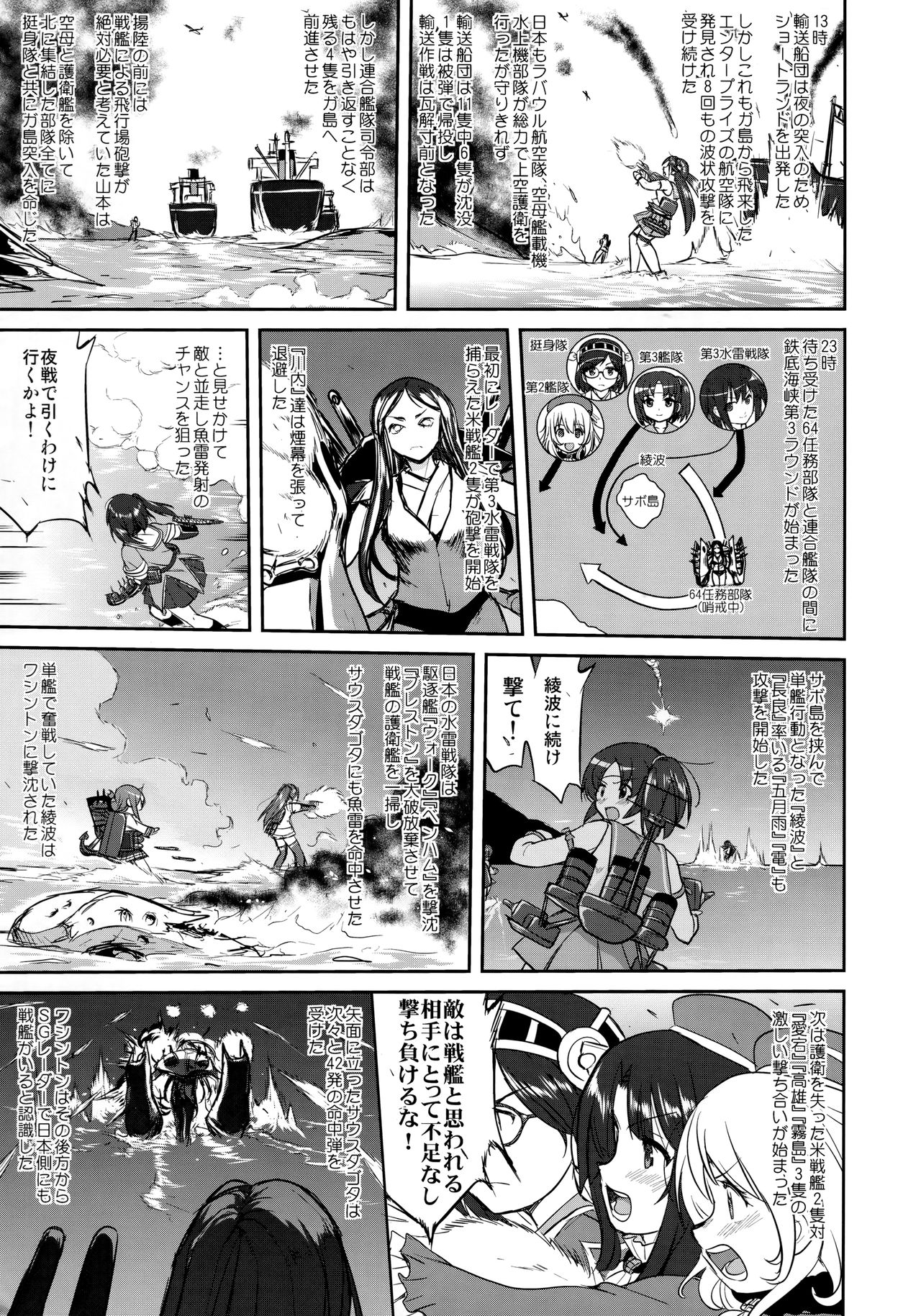 (C90) [蛸壷屋 (TK)] テートクの決断 鉄底海峡 (艦隊これくしょん -艦これ-)