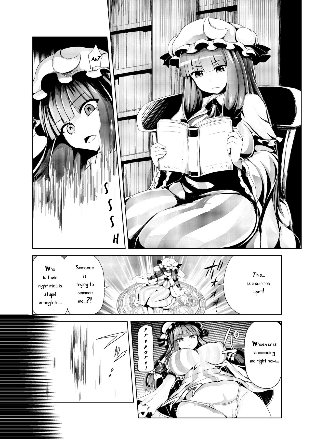 [まだ間に合うかも (藻仲)] 喚び出されちゅりー (東方project) [英訳] [DL版]