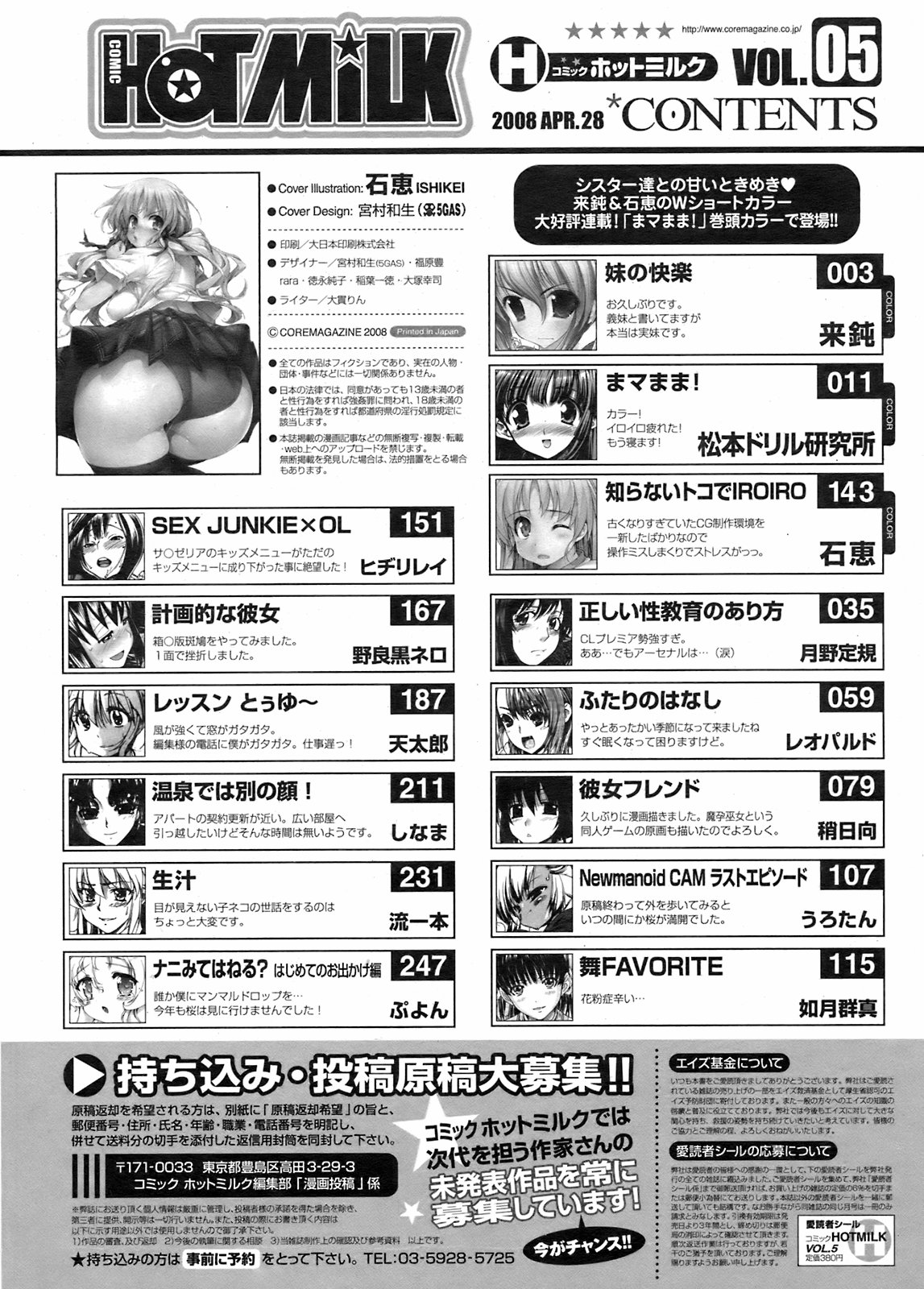 コミックホットミルク 2008年6月号 Vol.05