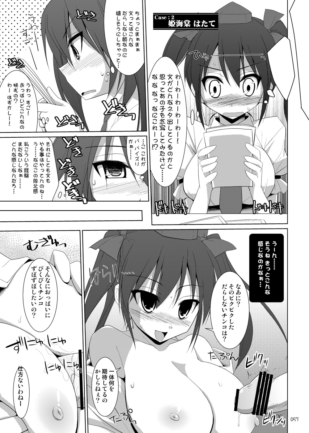 (C81) [といぼっくす、くぢらろじっく (くりから、くぢらん)] 幻想郷乳図鑑・総集編2 (よろず)