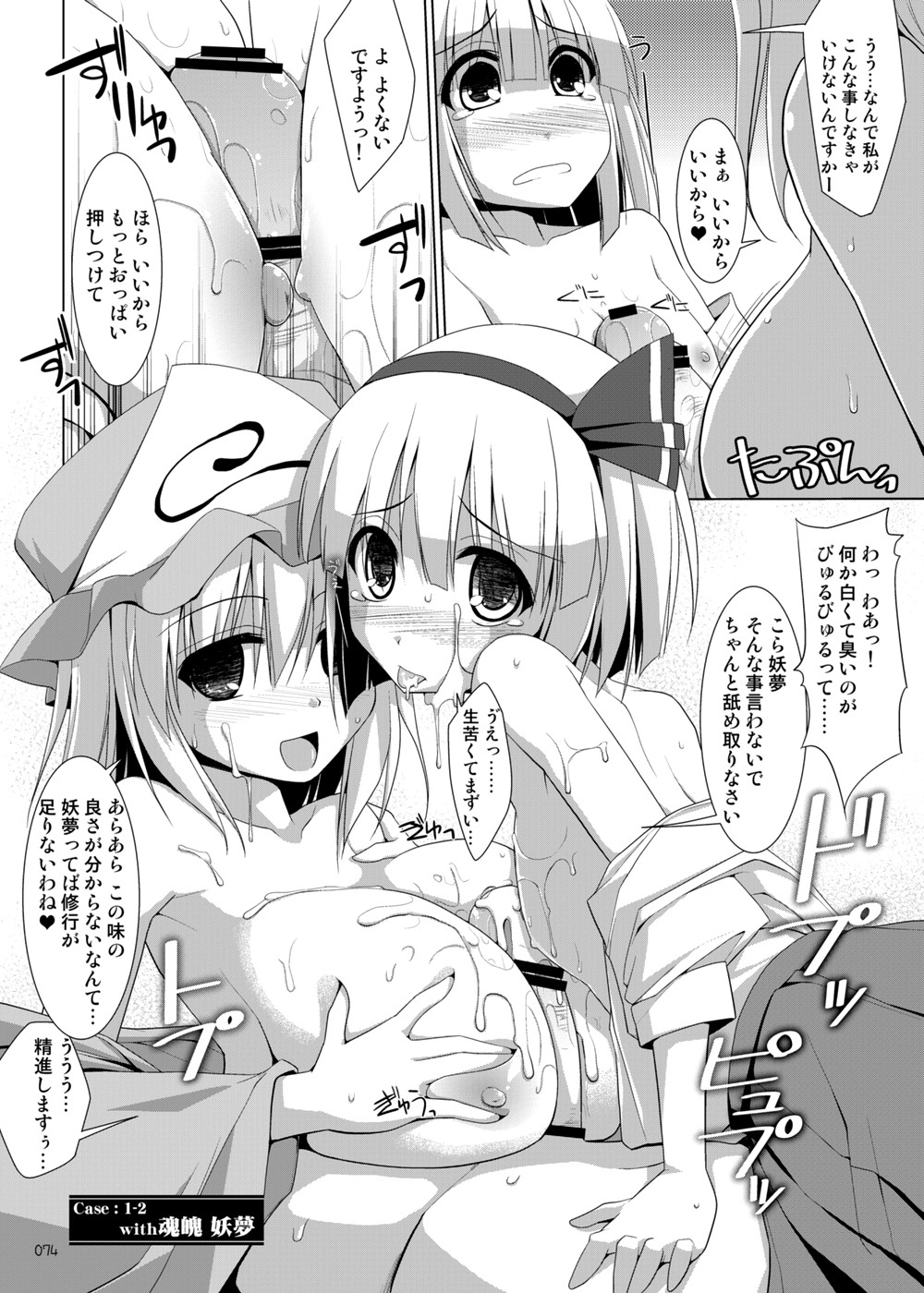 (C81) [といぼっくす、くぢらろじっく (くりから、くぢらん)] 幻想郷乳図鑑・総集編2 (よろず)