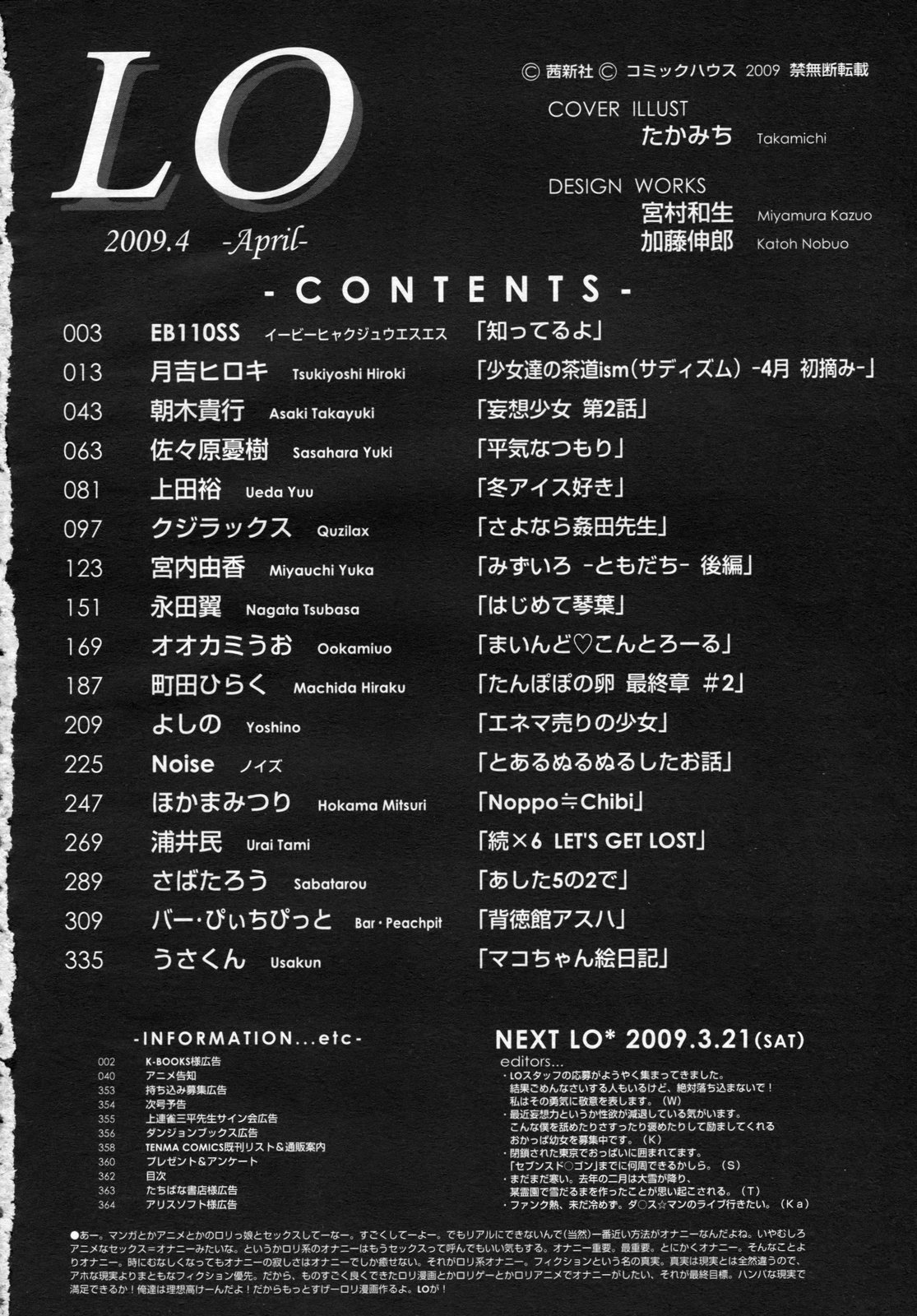 COMIC LO 2009年4月号 Vol.61