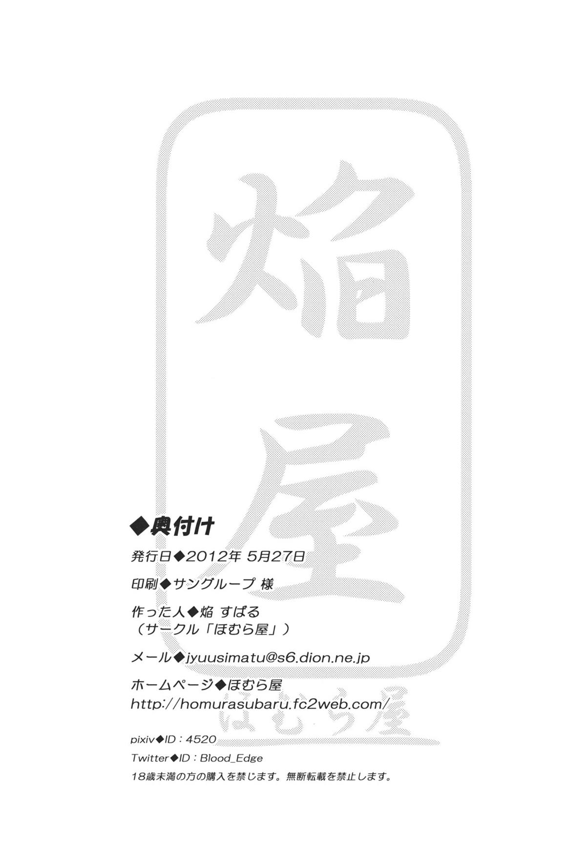 (例大祭9) [ほむら屋 (焔すばる)] ぱっちゅん☆ミルク・ソープ (東方Project)