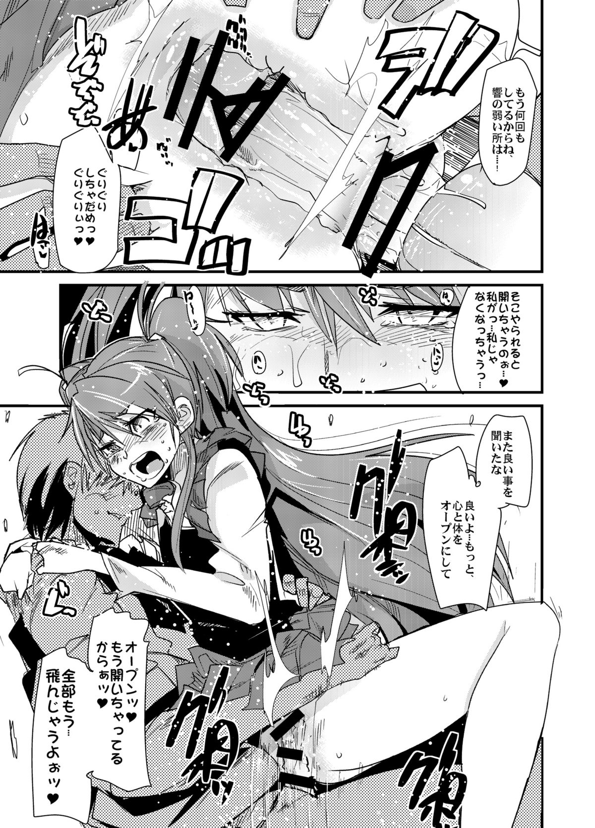 (COMIC1☆5) [ブロンコ一人旅 (内々けやき)] 夜に響く (スイートプリキュア♪)