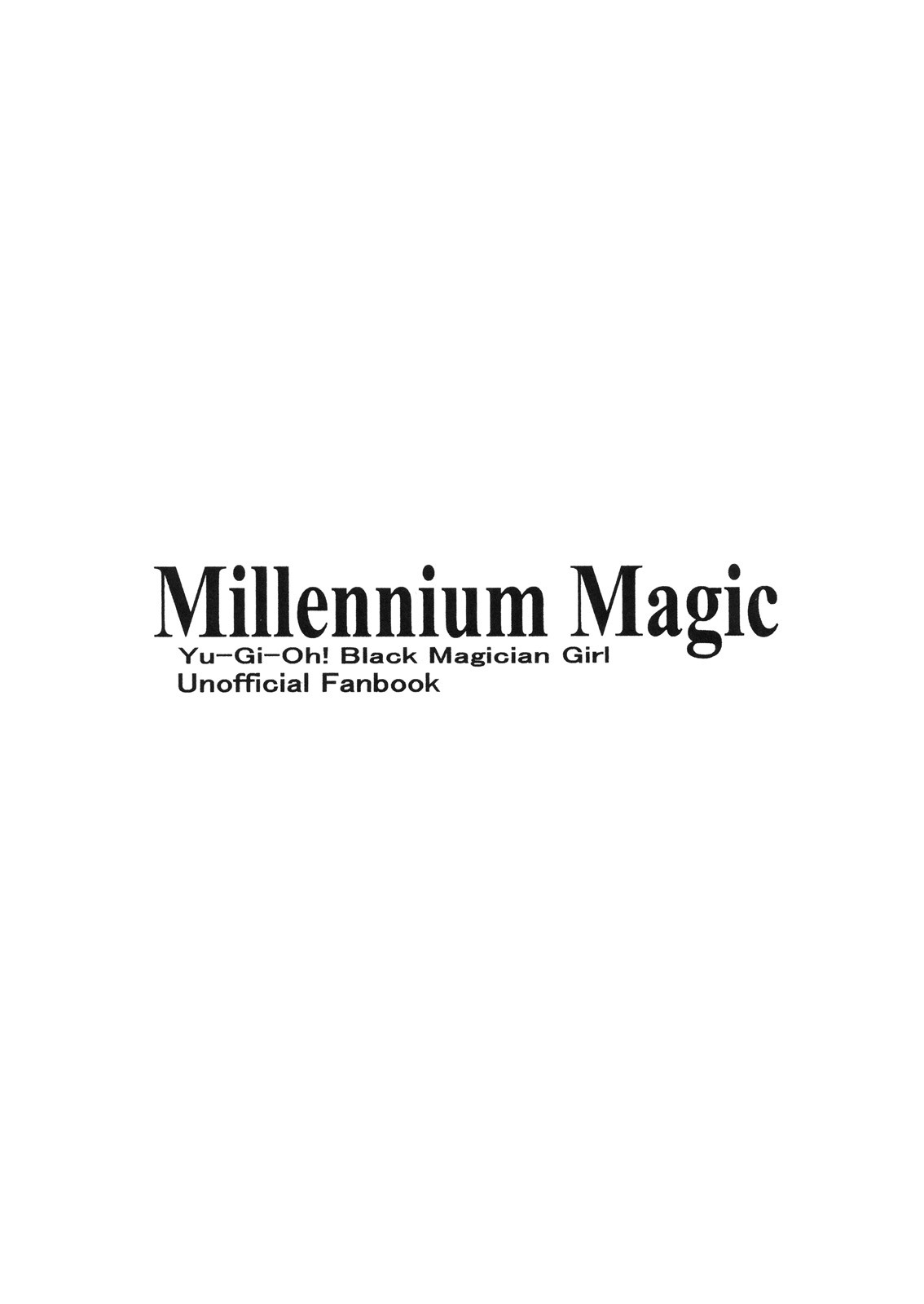 (C78) [りーず工房 (王者之風)] Millennium Magic (遊☆戯☆王!) [英訳]