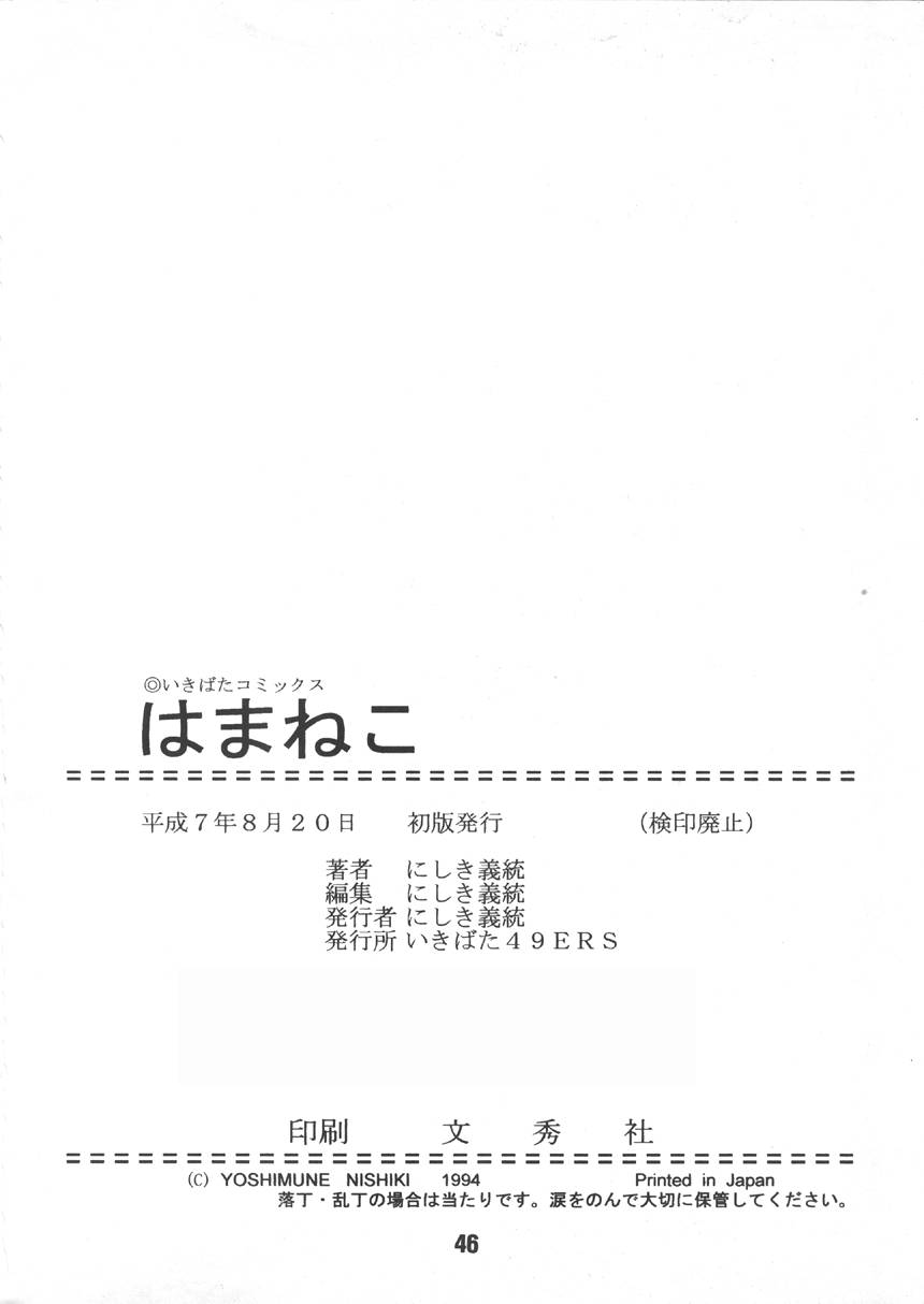 [いきばた49ERS (にしき義統)] はまねこ (よろず)