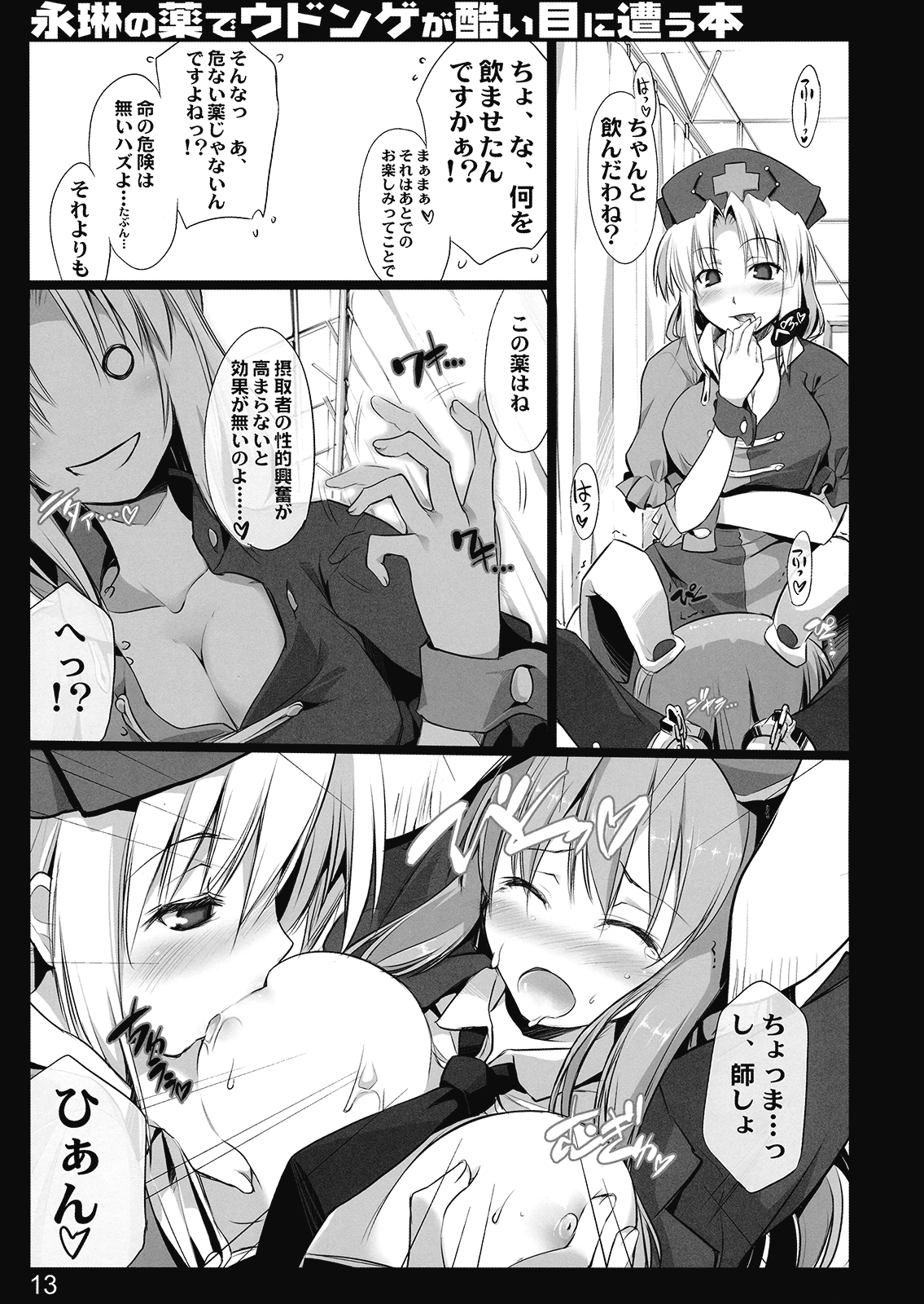 (例大祭7) [しもやけ堂 (逢魔刻壱)] 永琳の薬でウドンゲが酷い目に遭う本 (東方Project)