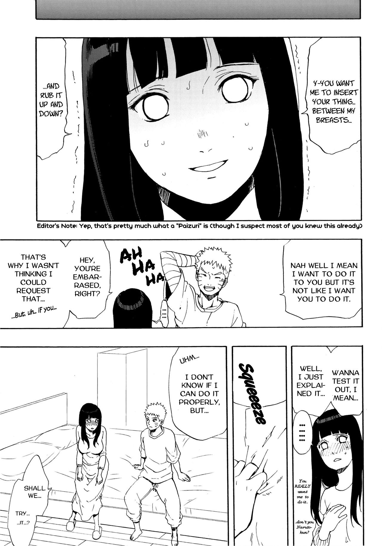 (全忍集結4) [LUNACY (Aika)] ナルトくんパイズリってなぁに? (NARUTO -ナルト-) [英訳]